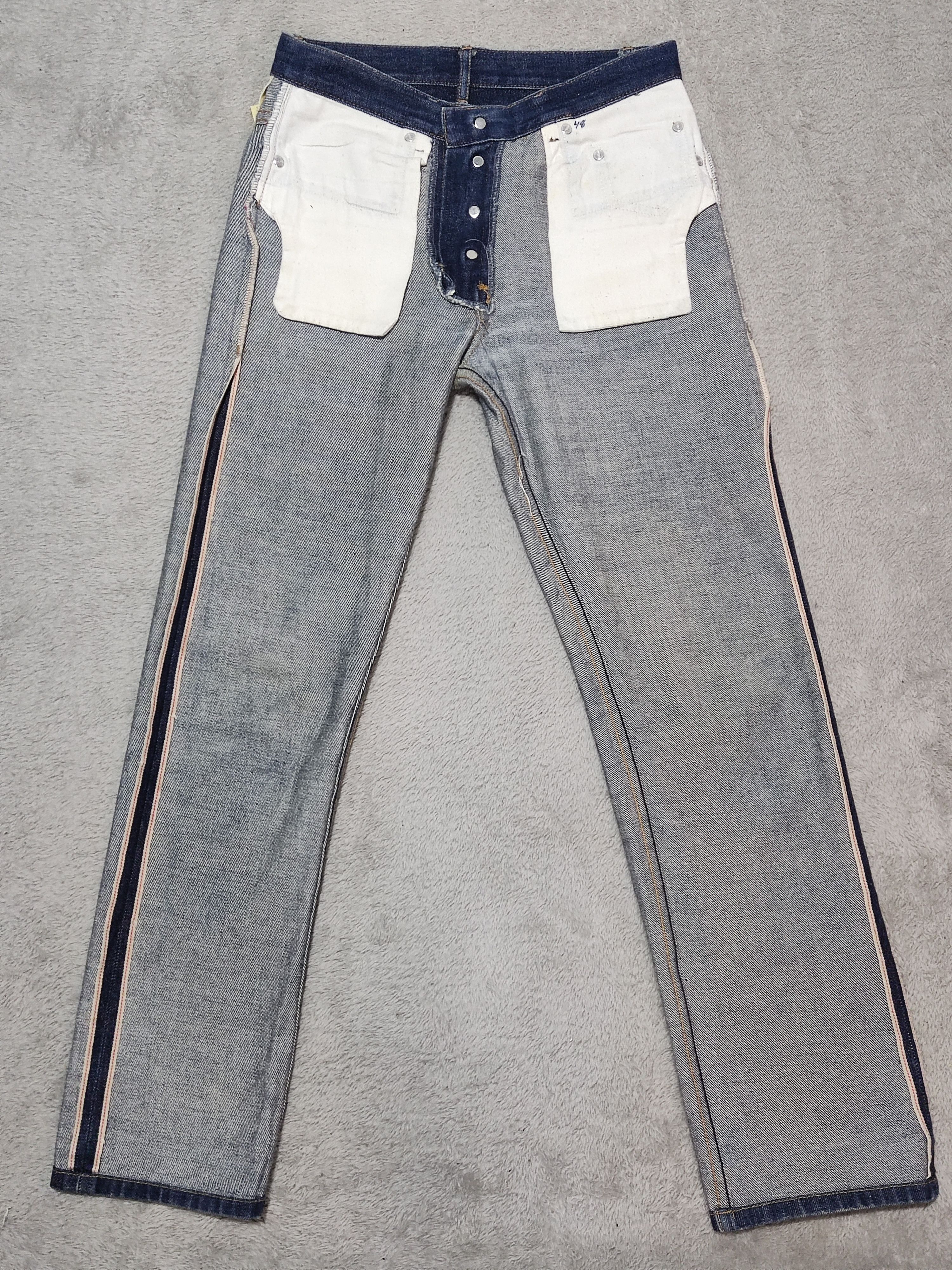 A.P.C. VINTAGE A.P.C. New Standard Selvedge Denim Natural Fades Size US 27 - 15 Thumbnail