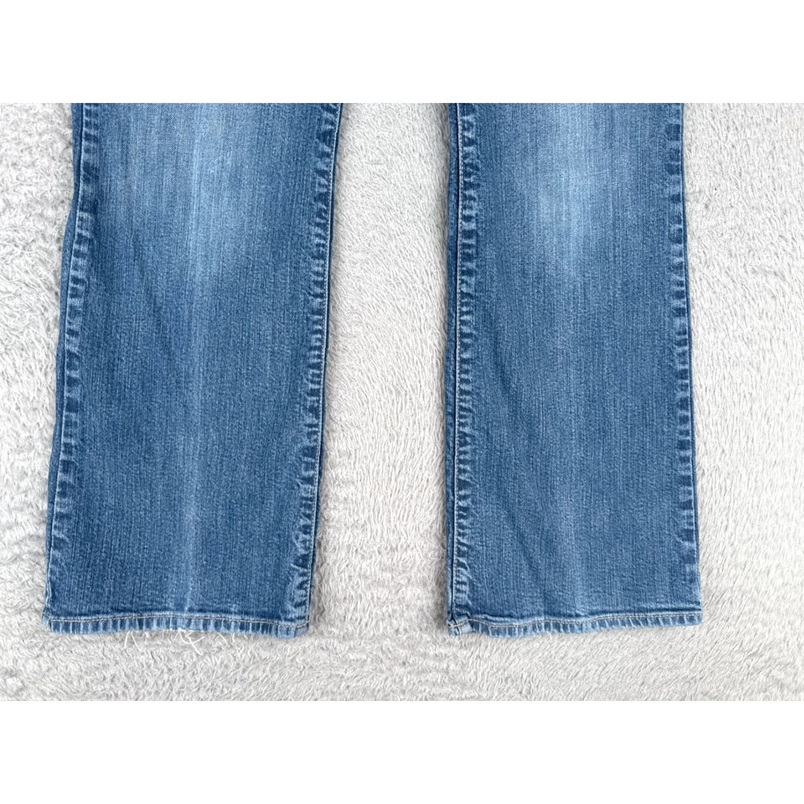 Eddie Bauer Eddie Bauer Jeans Womens 10 Bootcut Mid Rise Cotton Spandex Denim 31x27 Blue 5-Pocket Size 32" / US 10 / IT 46 - 2 Thumbnail