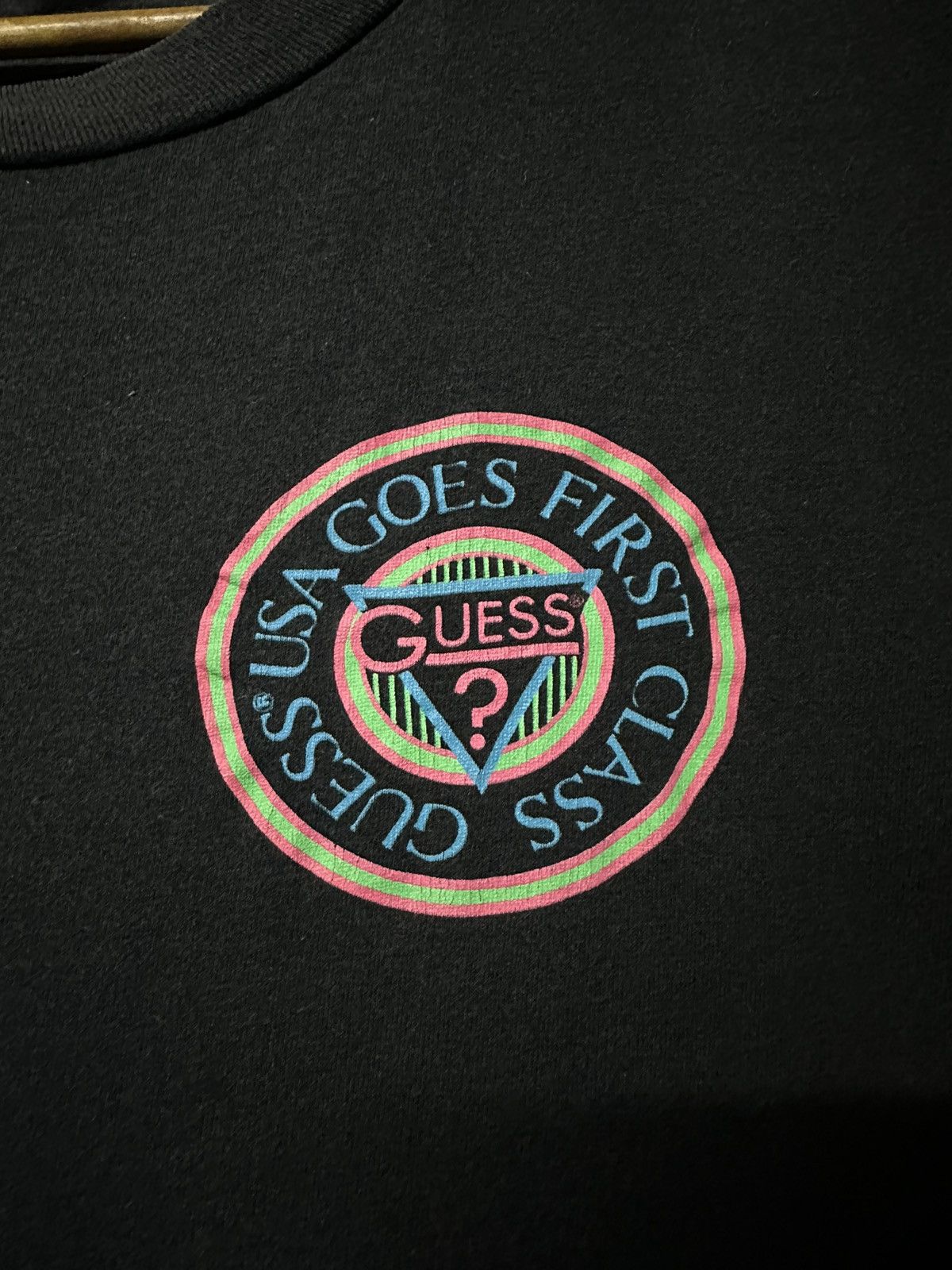 Guess × Vintage Vintage 80s Guess Sun Faded Tee Size US L / EU 52-54 / 3 - 3 Thumbnail