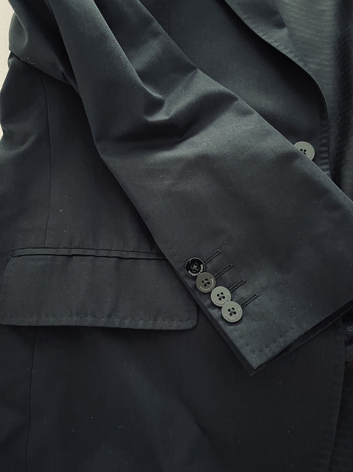 Dolce & Gabbana Dolce & Gabbana silk and cotton black jacket Size 38R - 8 Thumbnail