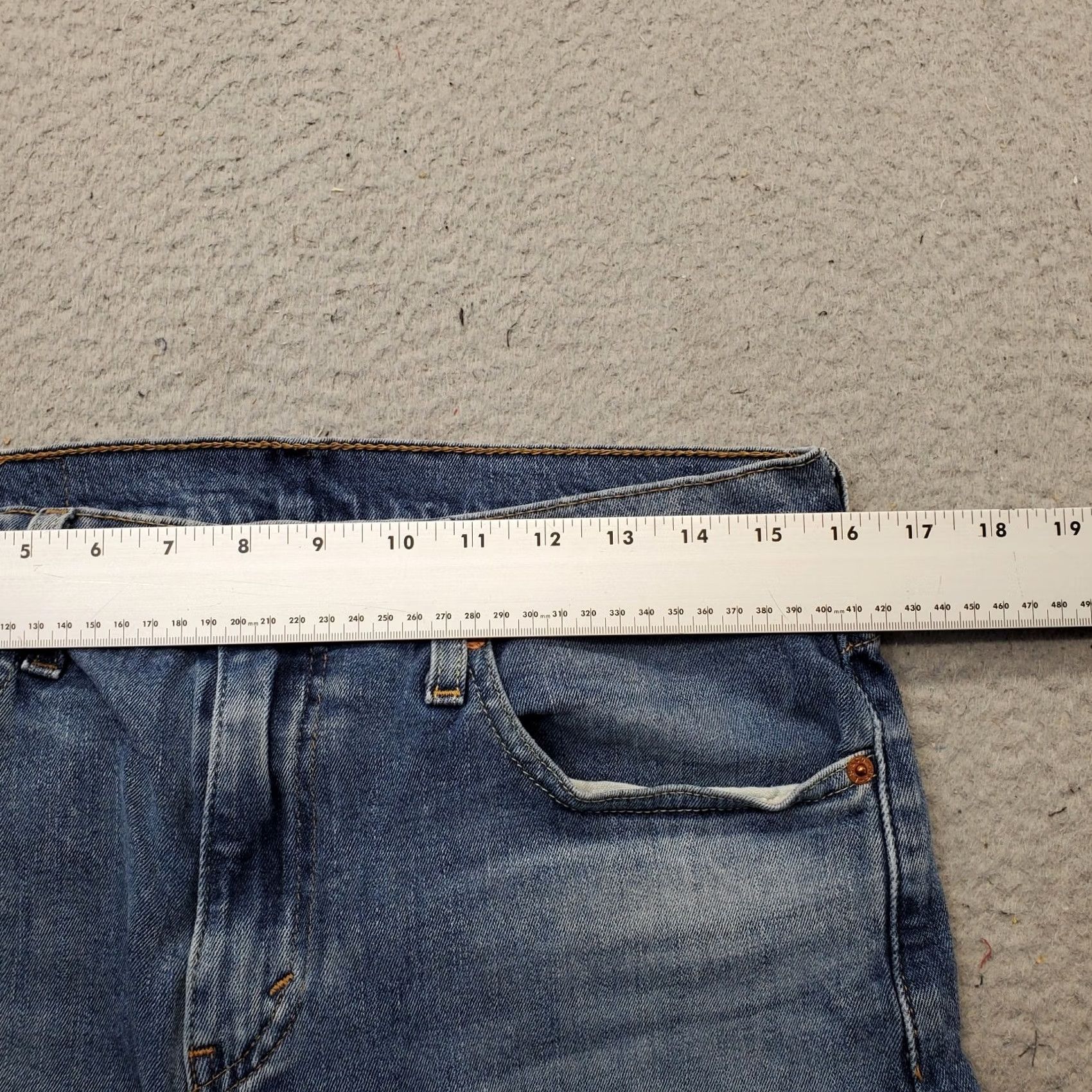 Levi's Levi's Mens Jeans 512 Blue Denim Straight Fit 32 x 32 5-Pocket Slim Regular Waist 16" Inseam 30" Vintage: No Size US 32 / EU 48 - 6 Thumbnail