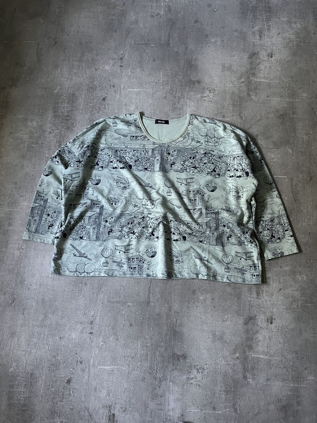 Ne-Net Rasmus Klump Issey Miyake sweatshirt boxy