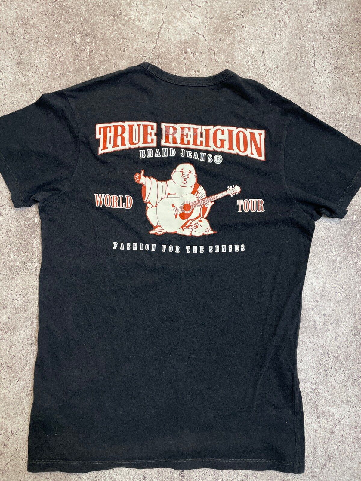 Pre-owned True Religion X Vintage True Religion Vintage T-shirt In Black