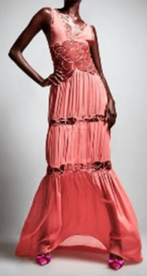 image of Tom Ford O1Loc1C0324 Ab3026 Long Dress In Pink, Women's (Size XS)