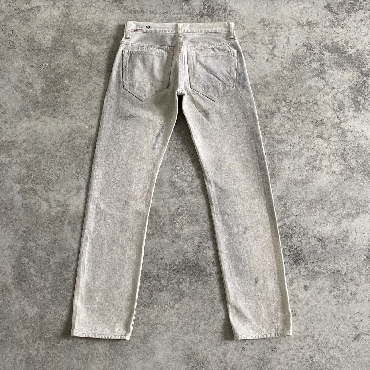 Sanca Sanca Made In Japan Selvedge Waxed Denim Jeans Size US 27 - 12 Thumbnail