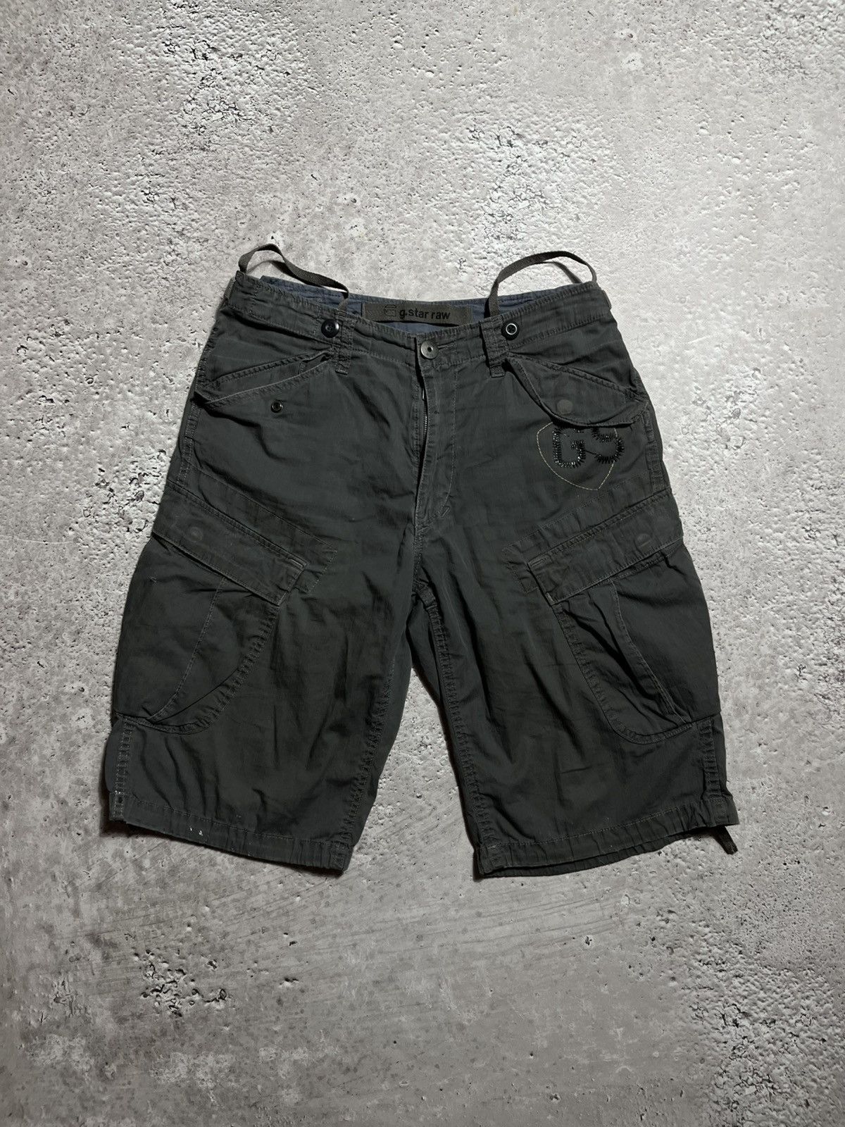 G-Star G-Star RAW Cargo Military Shorts with Straps Size L Size US 34 / EU 50 - 6 Thumbnail