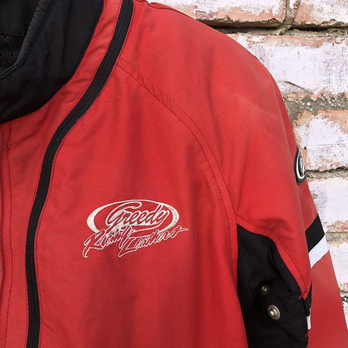 Japanese Brand Vintage Greedy Racing Riding Sun Faded Jacket Size US M / EU 48-50 / 2 - 7 Thumbnail