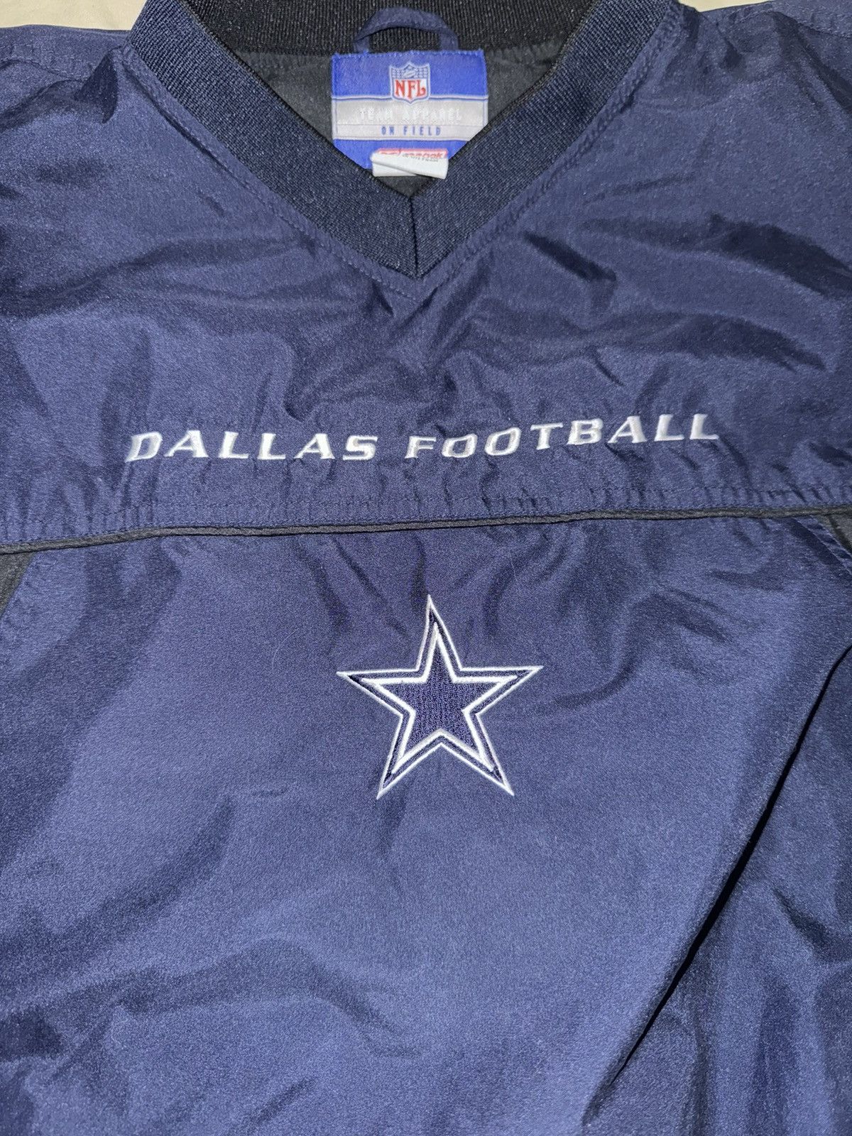 Reebok × Vintage Vintage Reebok On Field NFL Football Dallas Cowboys Pullover Size US L / EU 52-54 / 3 - 2 Thumbnail