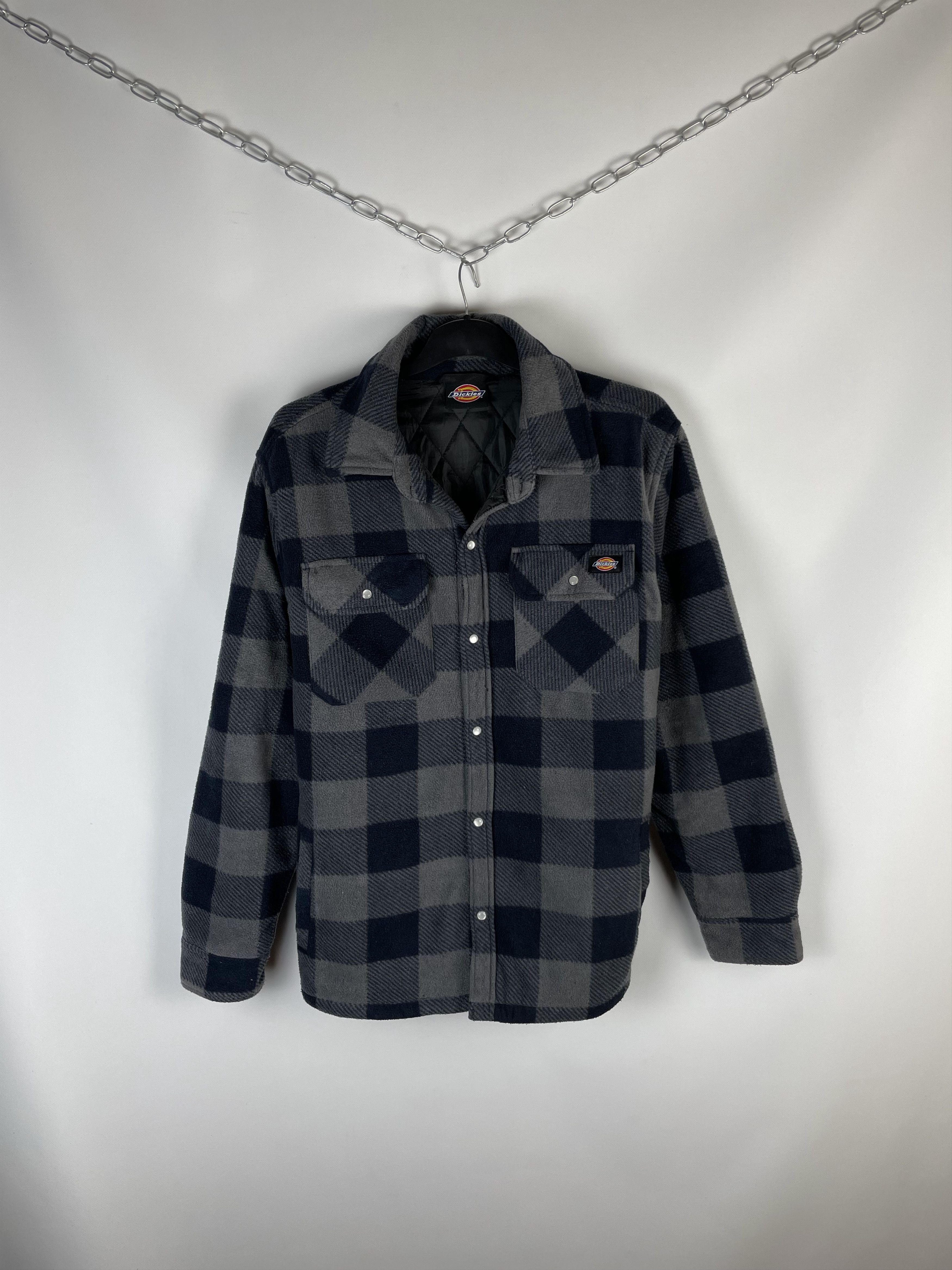 Vintage Dickies Portland Padded Fleece Plaid Shirt Jacket
