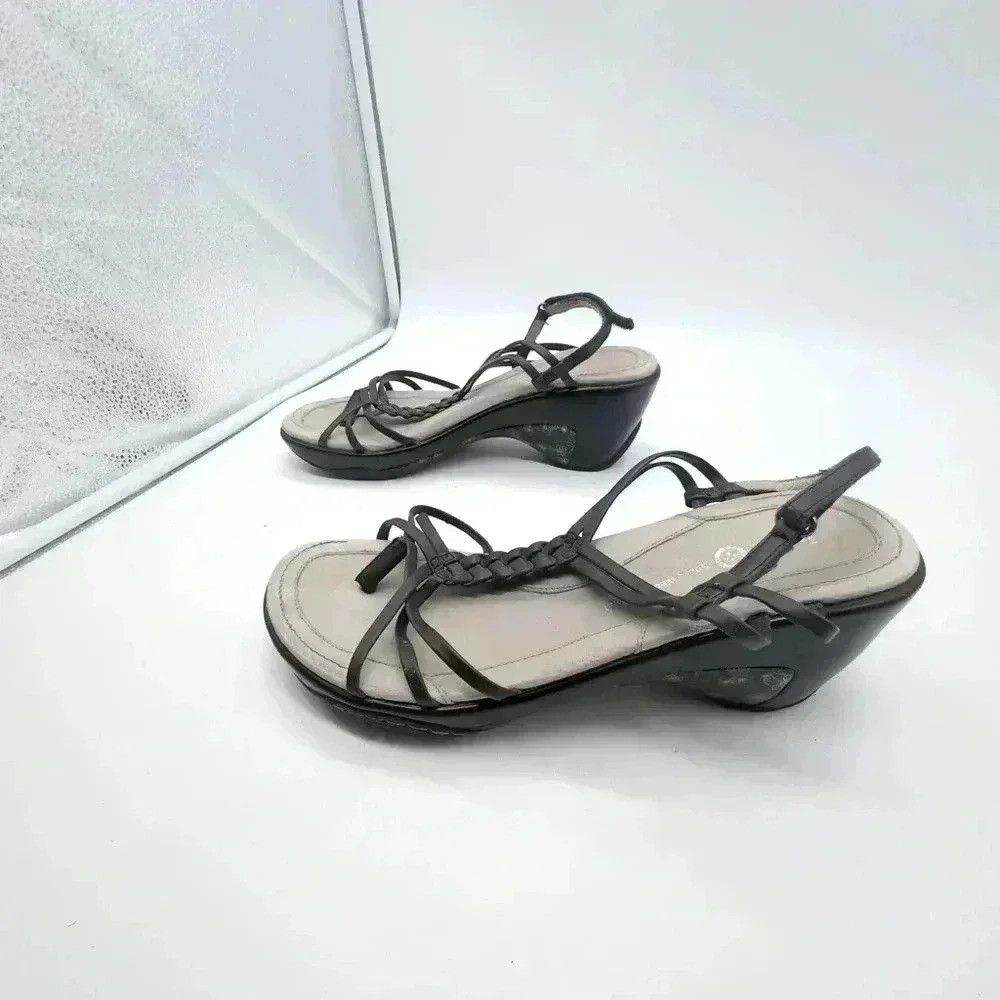 Designer Jambu Sport Wedge Design Sandals braided with ankle strap Size US 10 / IT 40 - 4 Thumbnail