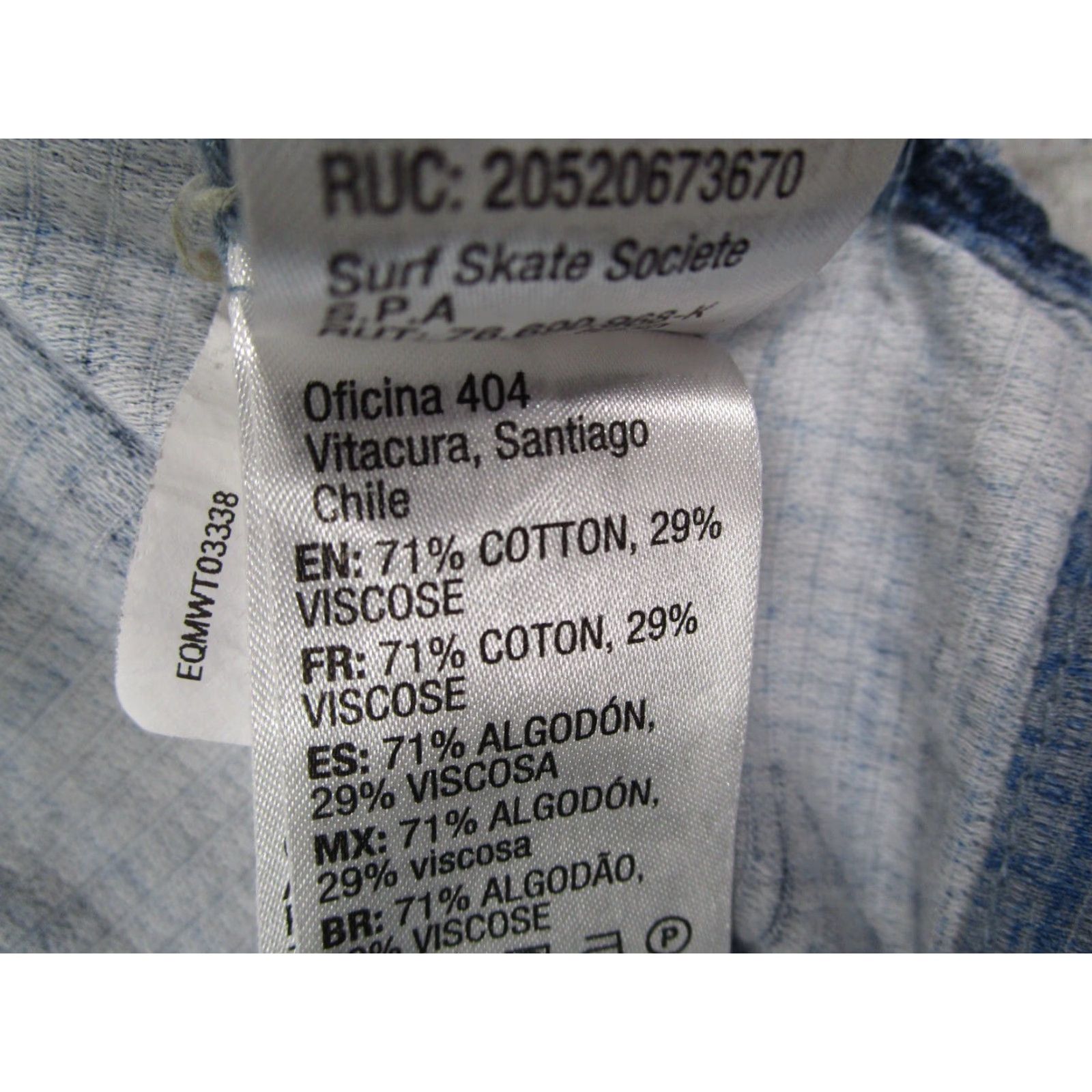 Quiksilver Quiksilver Waterman Shirt Mens Large Blue Regular Button Up Hawaiian Nautical Surf Shirt Men L Blue Short Sleeve Button-Up Size US L / EU 52-54 / 3 - 4 Thumbnail