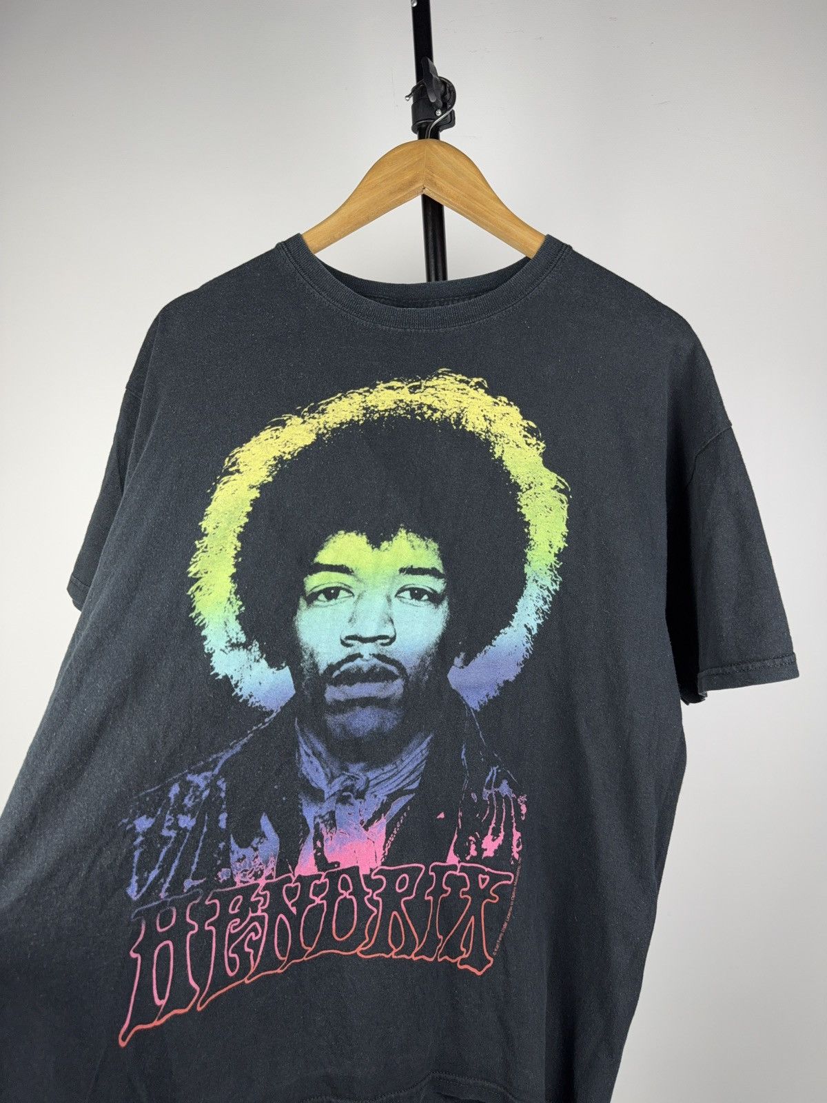 Jimi Hendrix Vintage 00s Legend Jimi Hendrix Retro logo T Shirt Y2K Size US L / EU 52-54 / 3 - 3 Thumbnail