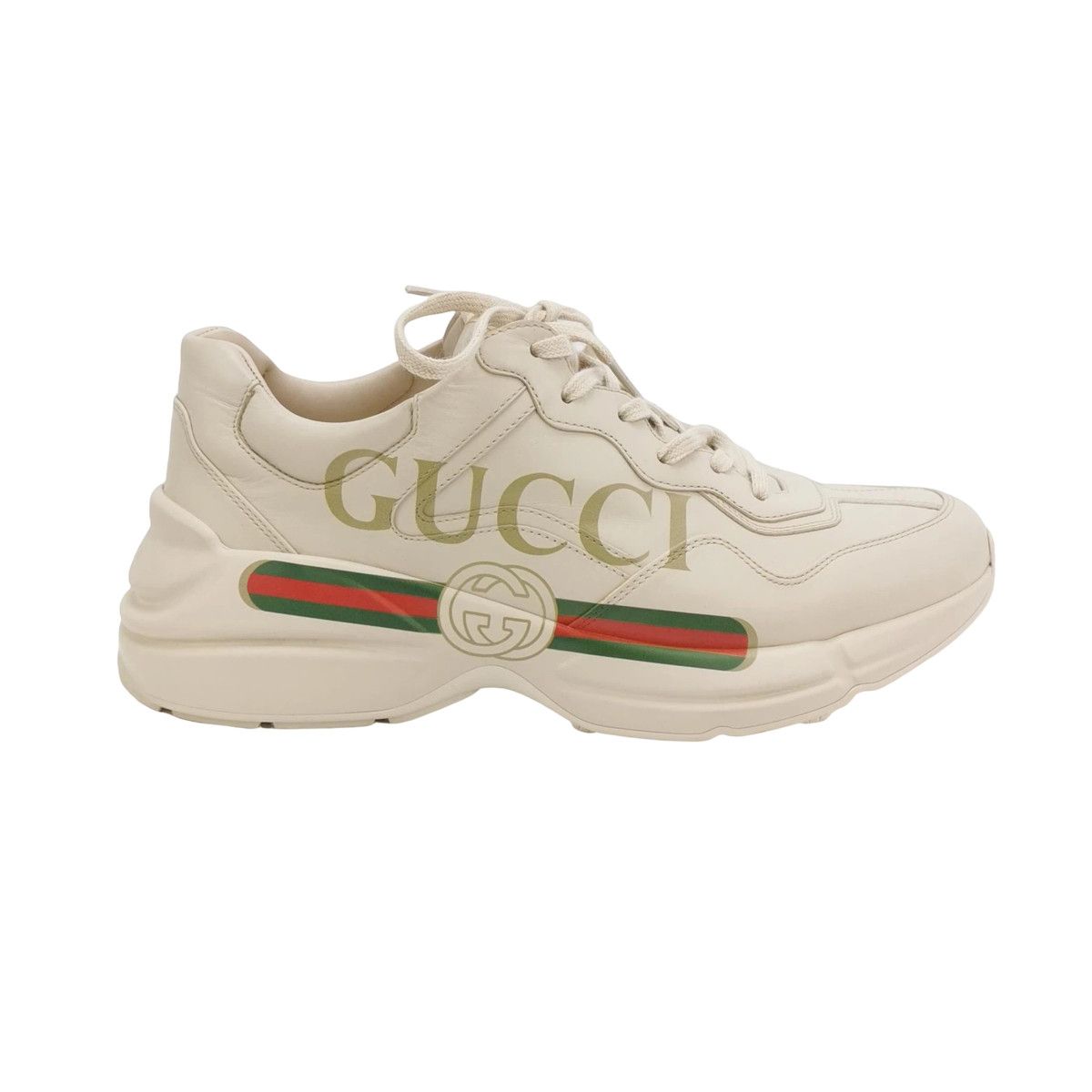 Gucci Men 9 Lowtop Sneakers in White, Men's