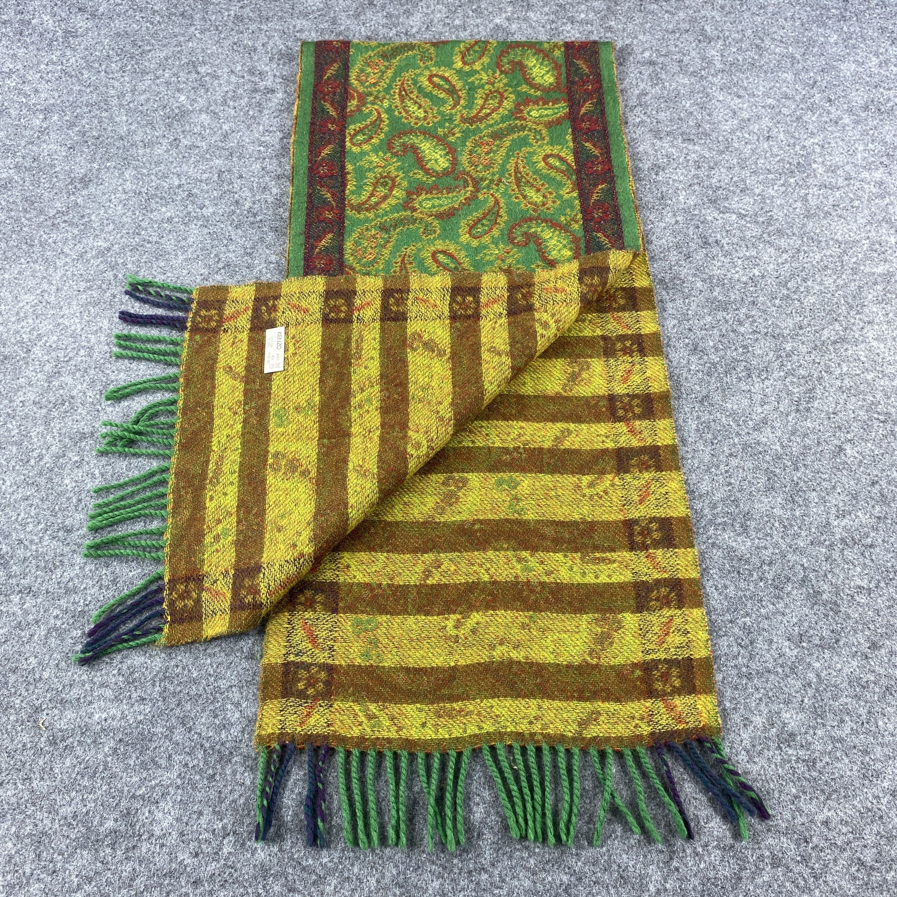 Kenzo × Vintage GF10382 Kenzo Scarf Neck Wear Muffler Size ONE SIZE - 11 Thumbnail