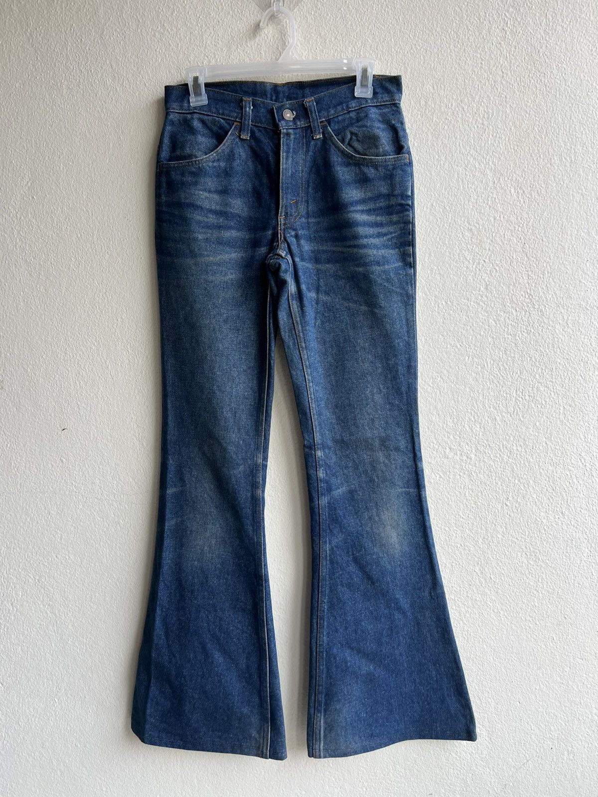 Levi's Dirty Mud Vintage 80s Levi’s 684 Denim Super Flare Jeans Size US 29 - 24 Thumbnail