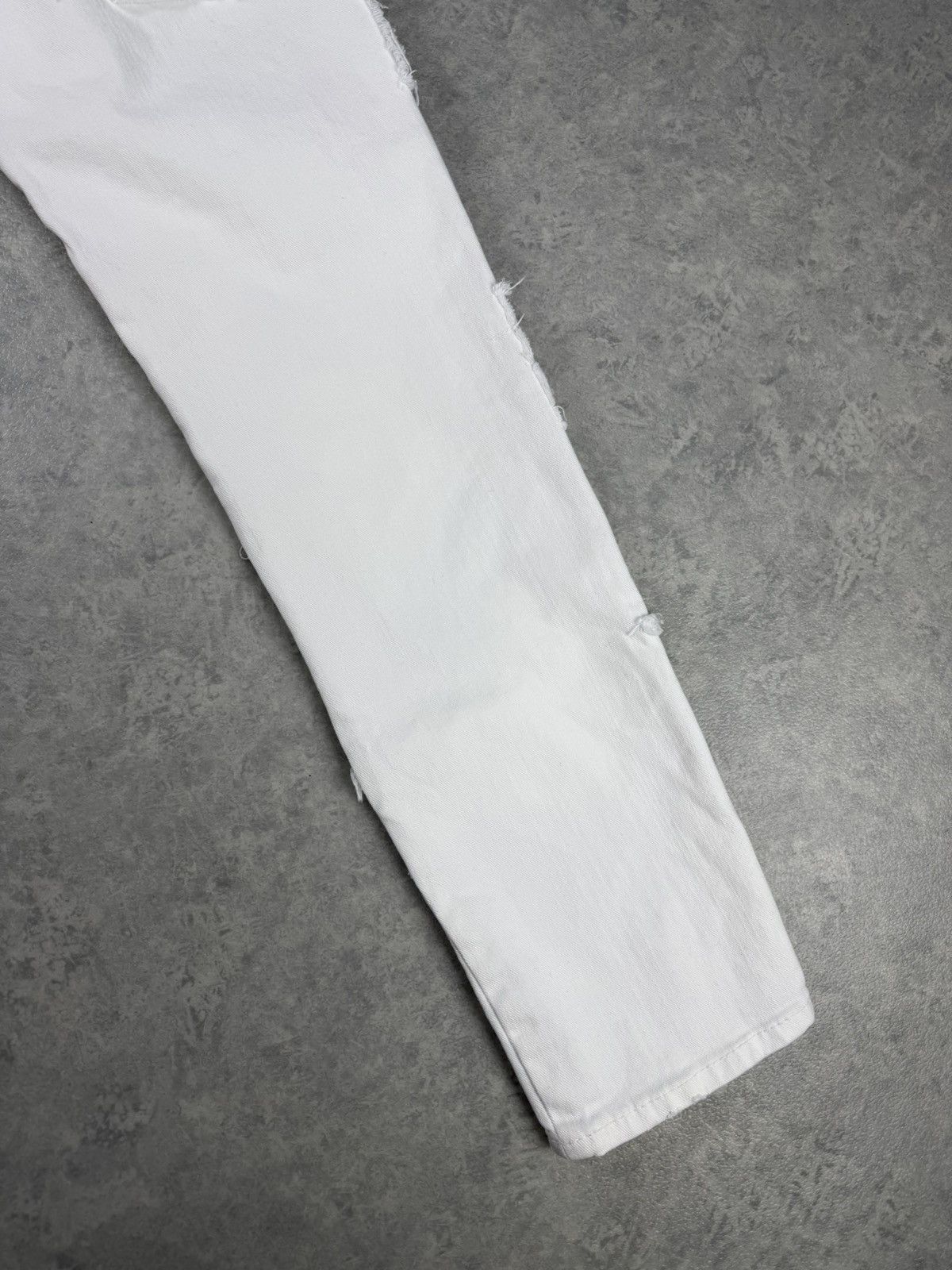 Dsquared2 Dsquared2 Skater Jeans White Distressed Patchwork Size 46 Size US 29 - 11 Thumbnail