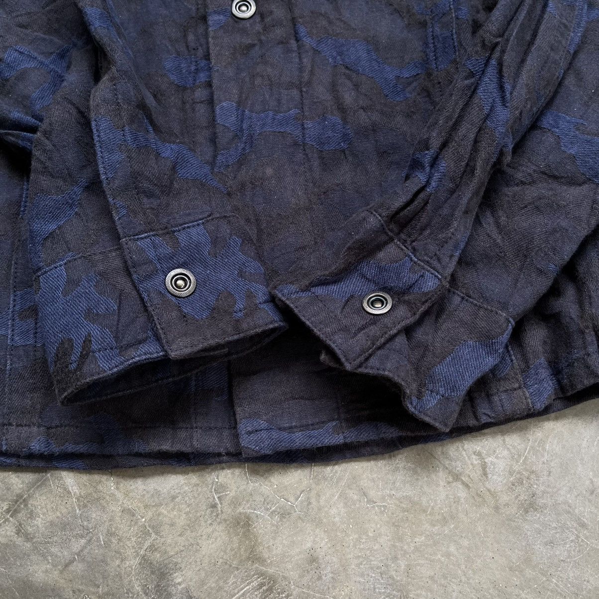 Schlussel 2000s Schlussel Camo Outer Button Up Long Sleeve Shirt Size US M / EU 48-50 / 2 - 6 Thumbnail