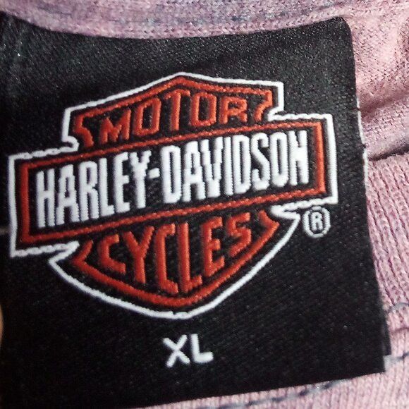 Harley Davidson Vintage Harley-Davidson Kassel Germany Reverse Dye T-Shirt Size US XL / EU 56 / 4 - 3 Thumbnail
