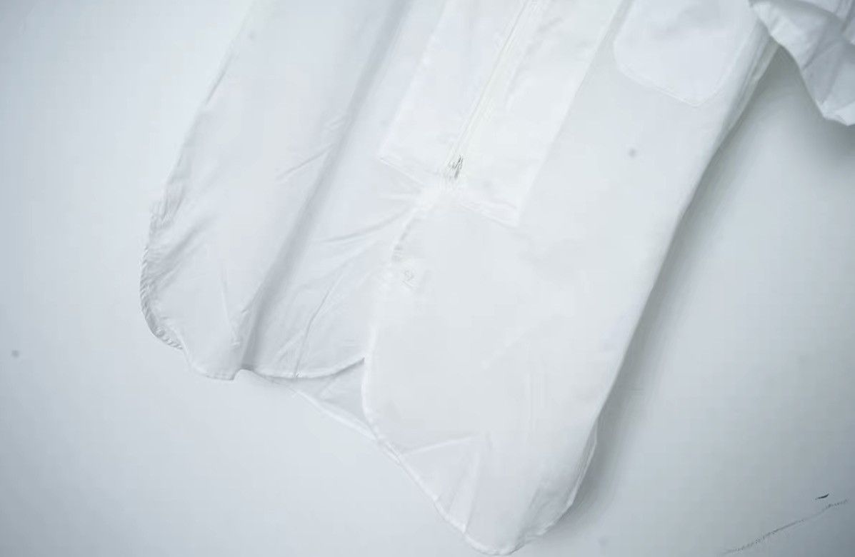 Yohji Yamamoto Yohji Yamamoto Small Stand Collar Short Sleeve Shirt Size US S / EU 44-46 / 1 - 4 Thumbnail