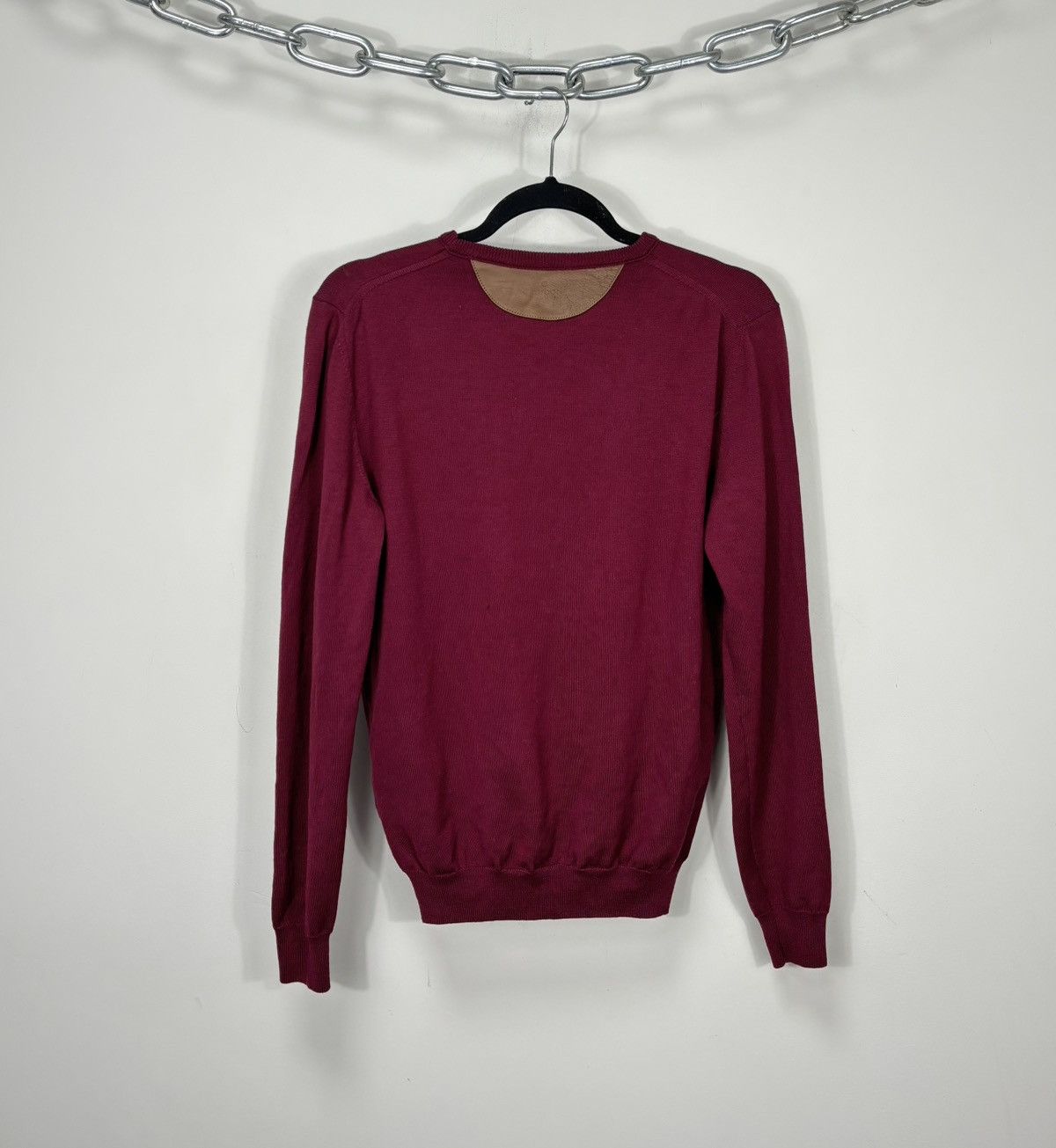Gucci Gucci Burgundy Wool Cashmere Sweater Size US S / EU 44-46 / 1 - 2 Thumbnail