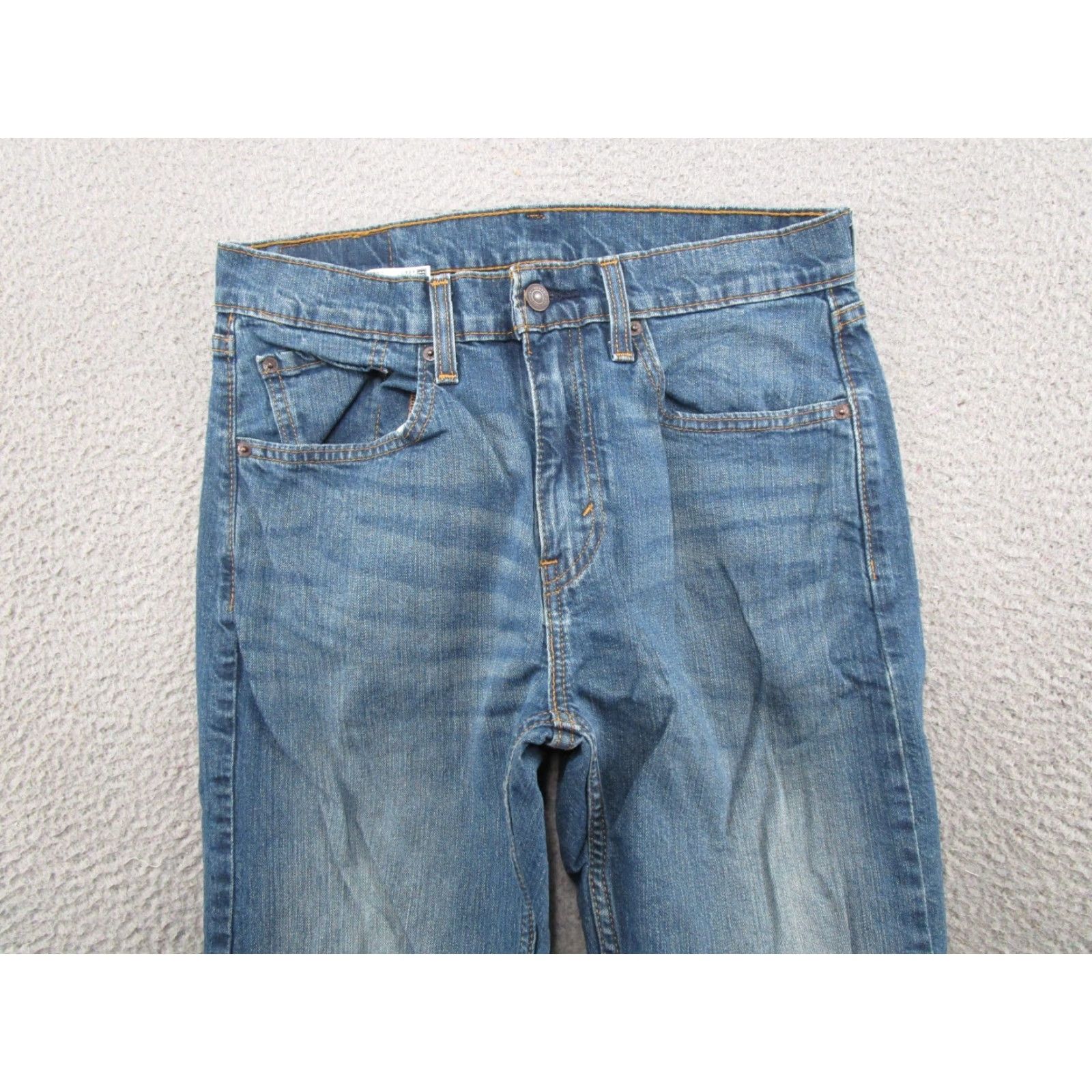Levi's Levi's 505 Jeans Straight Regular Mens Size 31x32 Blue Denim Cotton 5-Pocket Pockets Vintage No Brand Levi's 500 Series Size US 31 - 3 Thumbnail