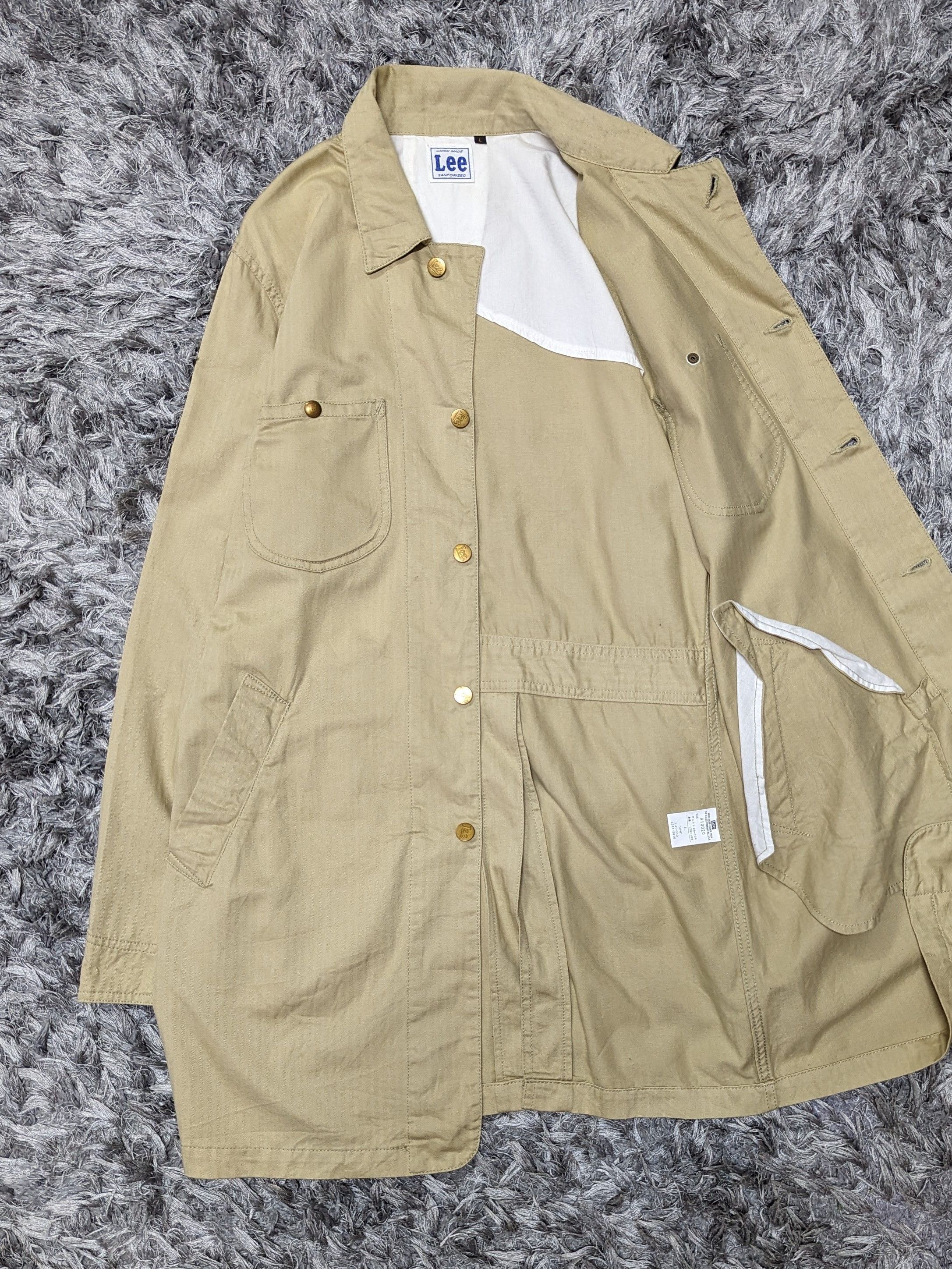 Lee Vintage Lee Jacket Union Made Workers Long Coat Chores Size US L / EU 52-54 / 3 - 2 Thumbnail