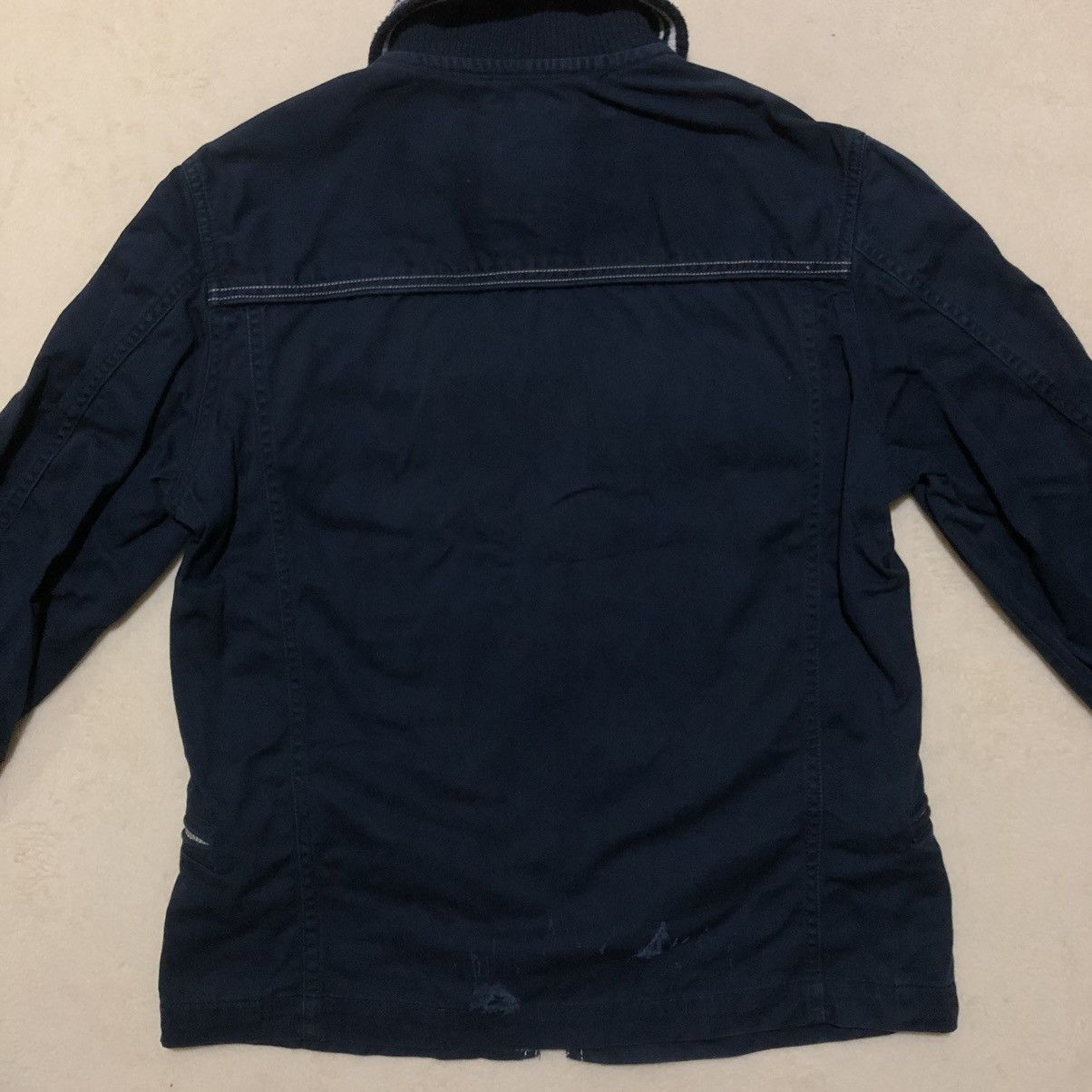 Avirex × Japanese Brand DISTRESSED Avirex Varsity Multi-pocket Light Jacket Size US S / EU 44-46 / 1 - 8 Thumbnail