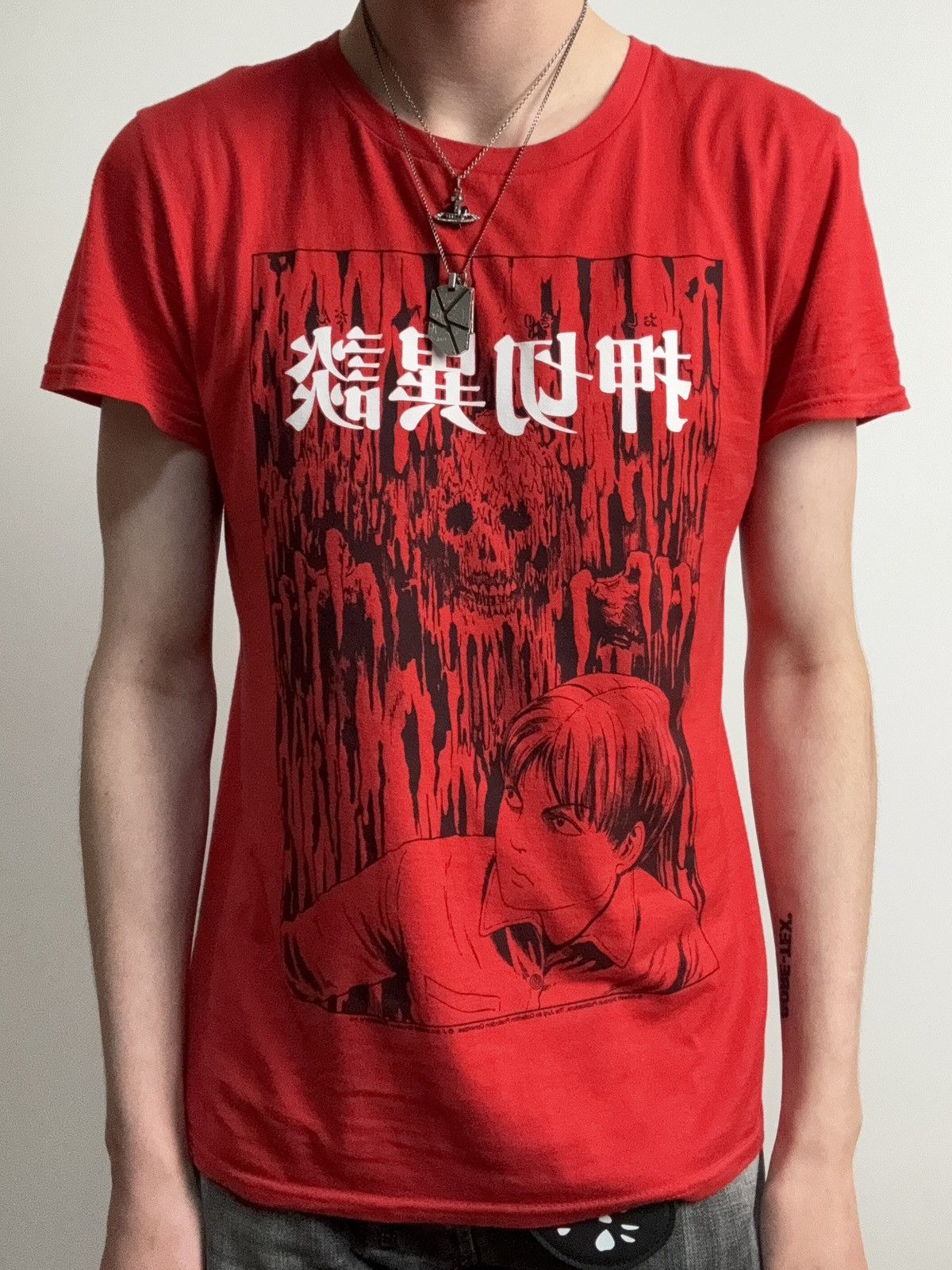 Japanese Brand Vintage Junji Ito Oshikiri Idan Anime Manga tee Japanese Size US M / EU 48-50 / 2 - 1 Thumbnail