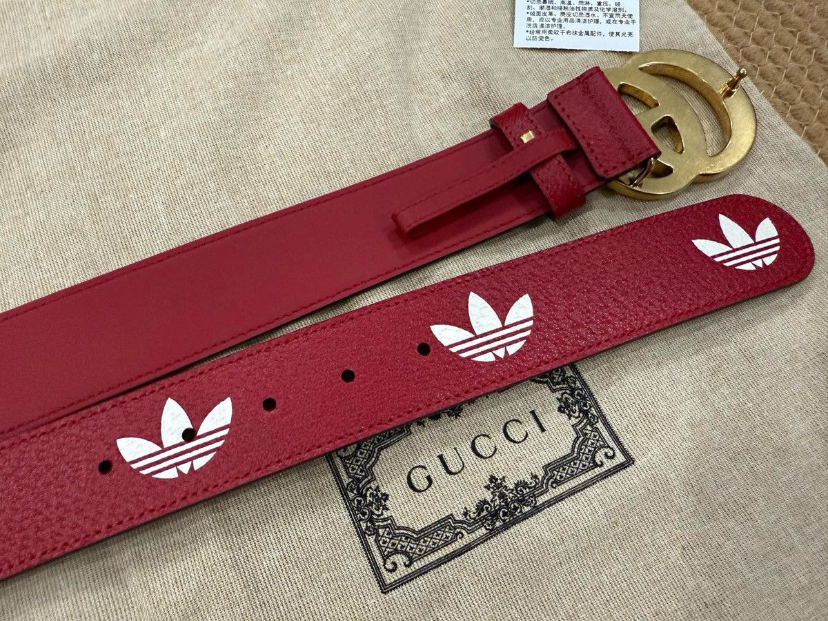 Gucci Gucci x Adidas Leather Belt Size ONE SIZE - 8 Thumbnail