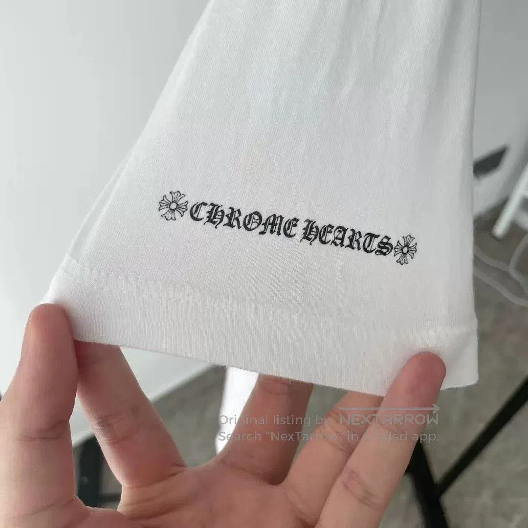 Chrome Hearts Chrome Hearts White Cross Scroll Short Sleeve. Size US S / EU 44-46 / 1 - 5 Thumbnail