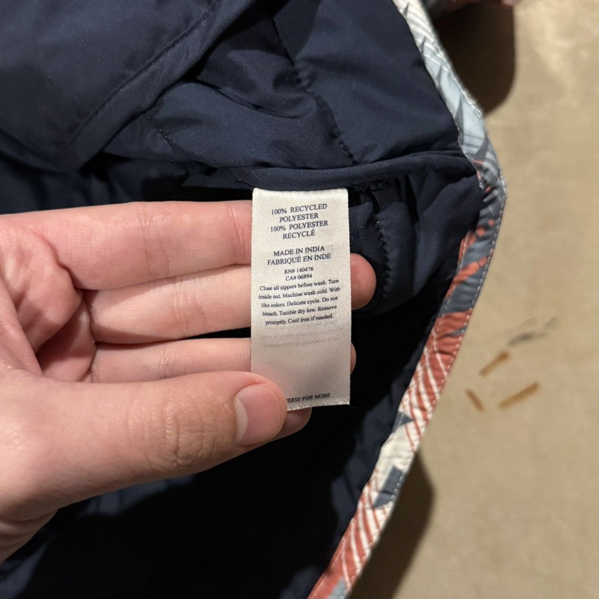 Faherty Faherty Horizon Series CPO Quilted Puffer Aztec Shirt Jacket Size US XXL / EU 58 / 5 - 8 Thumbnail