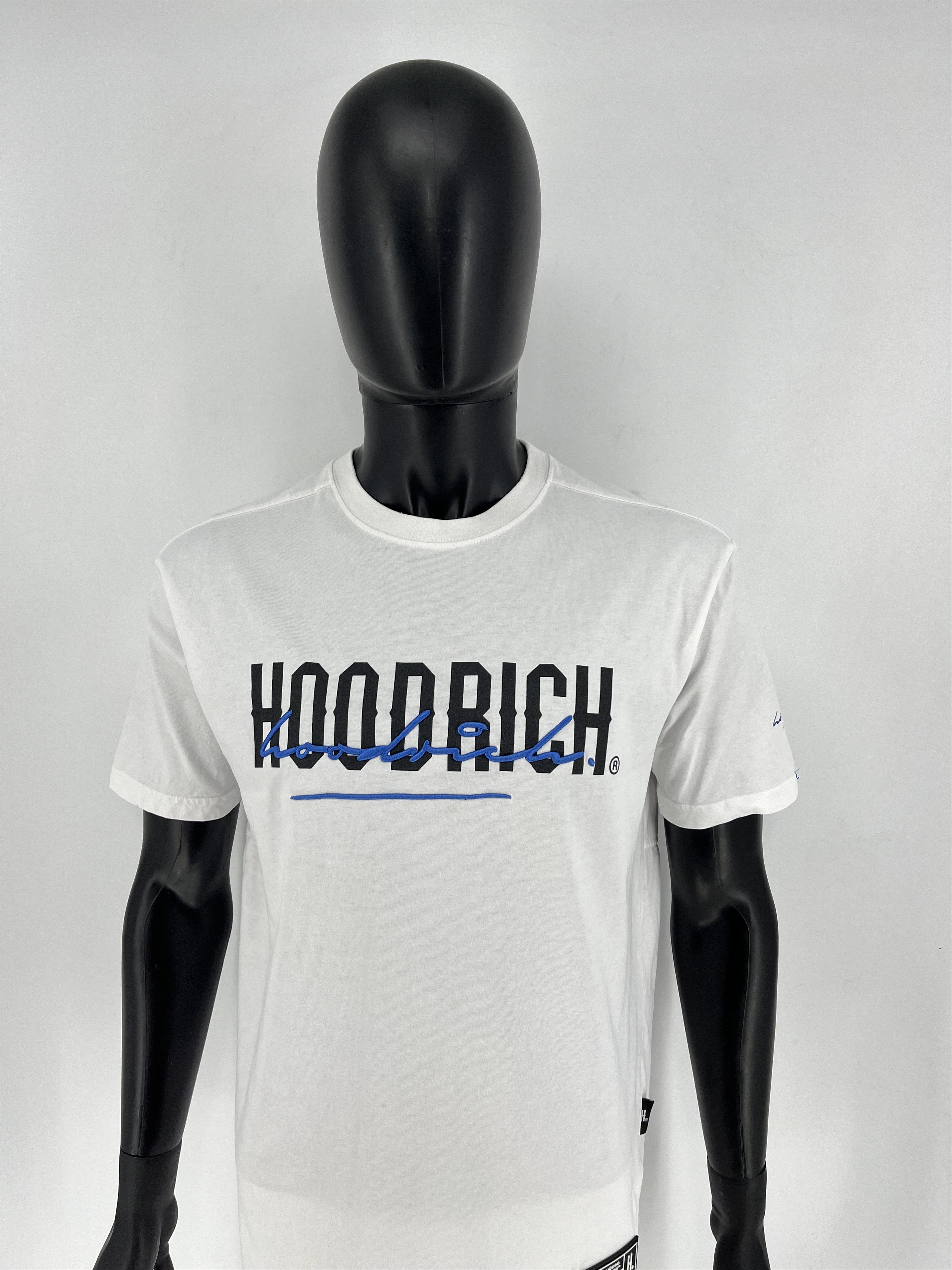 Hoodrich × Vintage Hype Hoodrich Big Logo Drill Y2K Streetwear White Tee Size US M / EU 48-50 / 2 - 5 Thumbnail