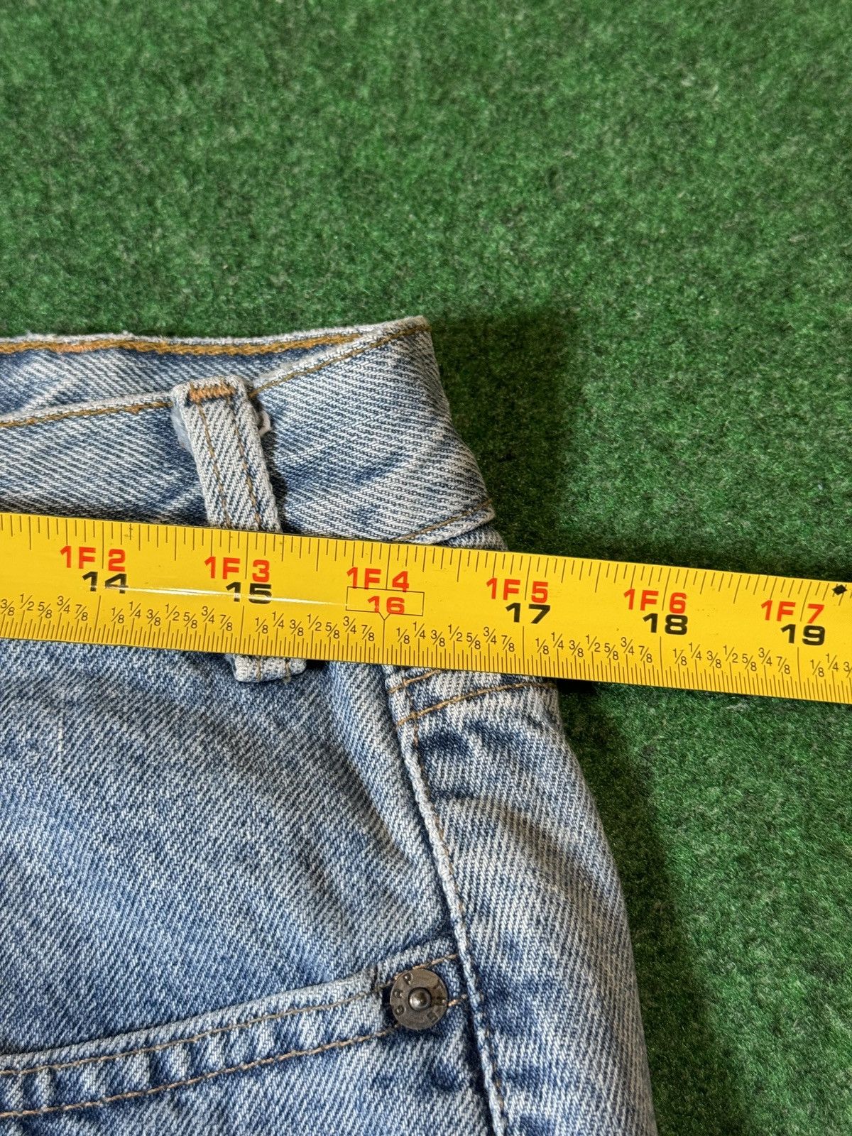 Gap × Vintage 90s Gap Denim Loose Fit Baggy Hip Hop Skater Jeans Size US 34 / EU 50 - 7 Thumbnail