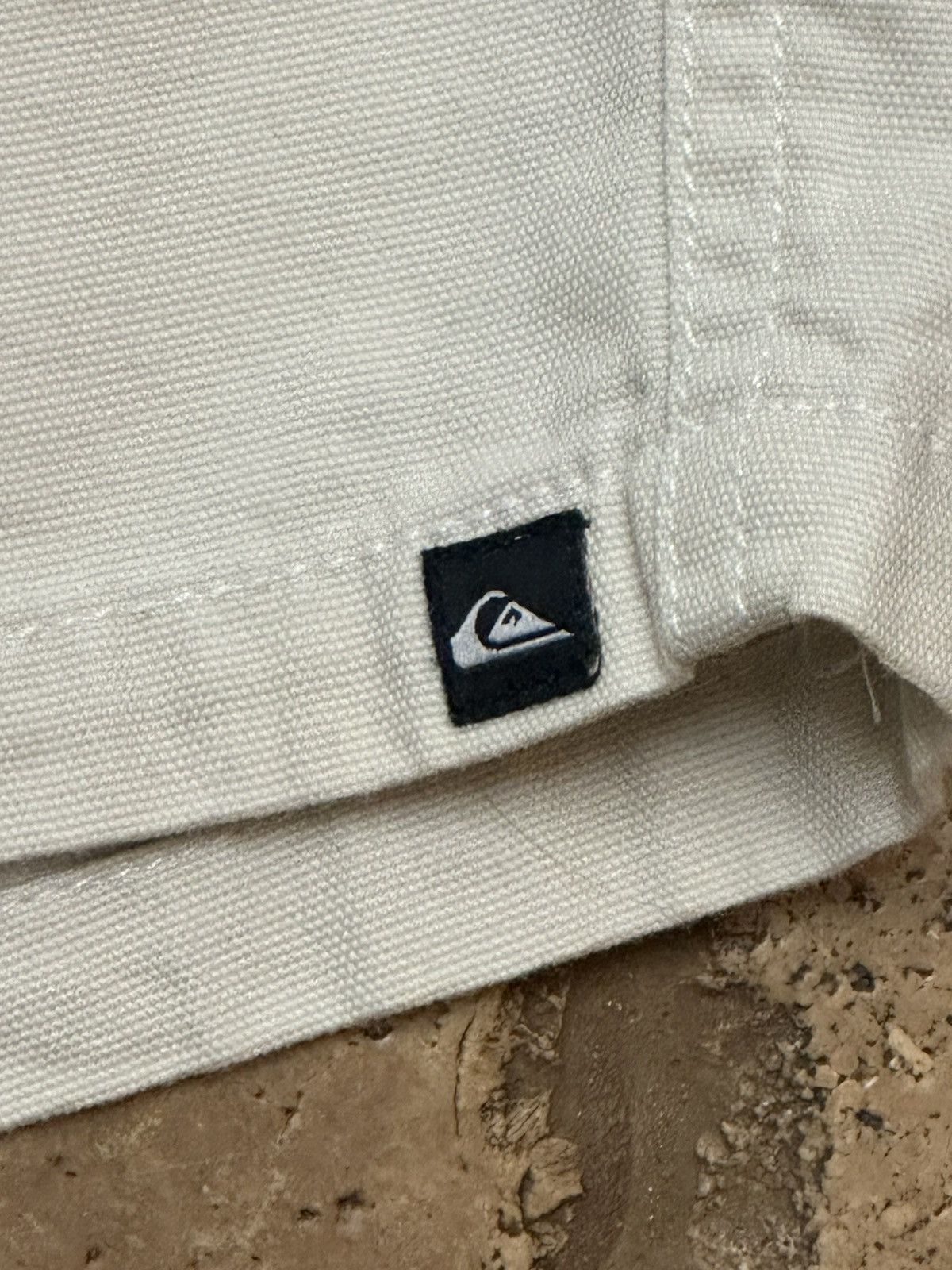 Quiksilver Quicksilver Canvas Striped Shorts - Nike Roxy Beach Size US 34 / EU 50 - 3 Thumbnail