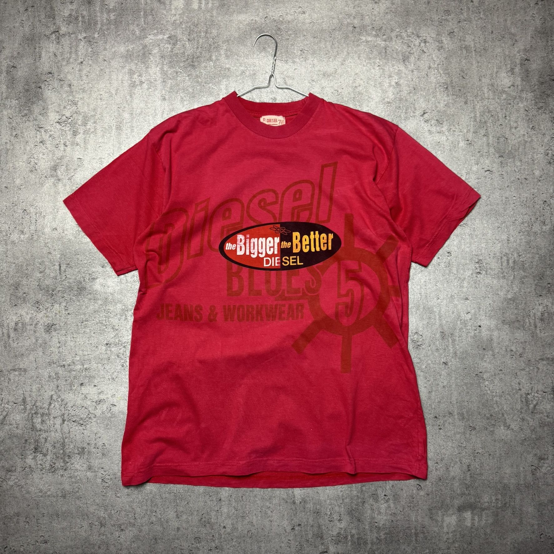 Diesel × Japanese Brand DIESEL vintage TEE SHIRT 90s alt punK MONOGRAM ROCK GOTH TEC Size US XL / EU 56 / 4 - 1 Thumbnail