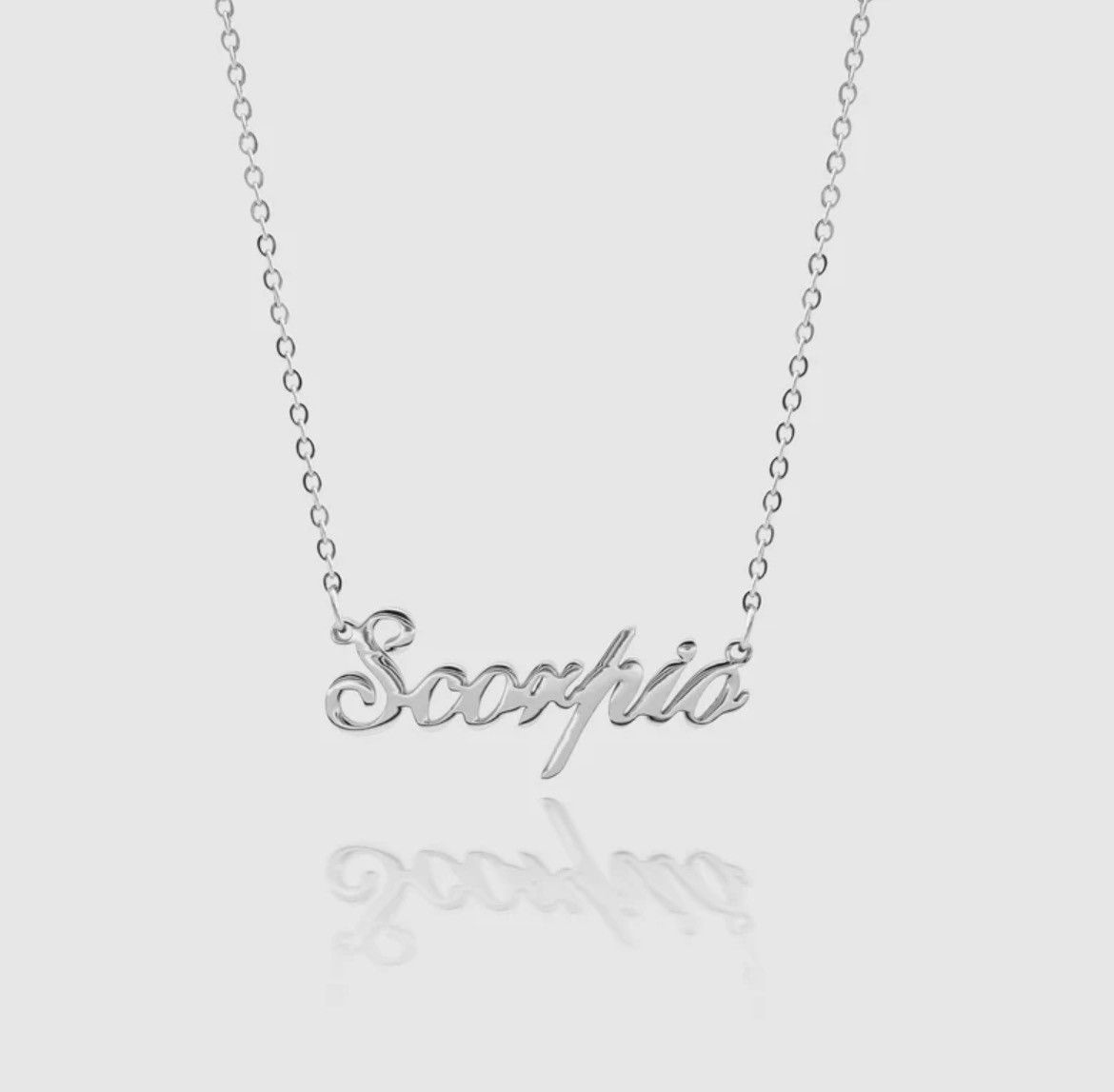Other × Sterling Silver × Vintage Zodiac name necklace Size ONE SIZE - 1 Preview