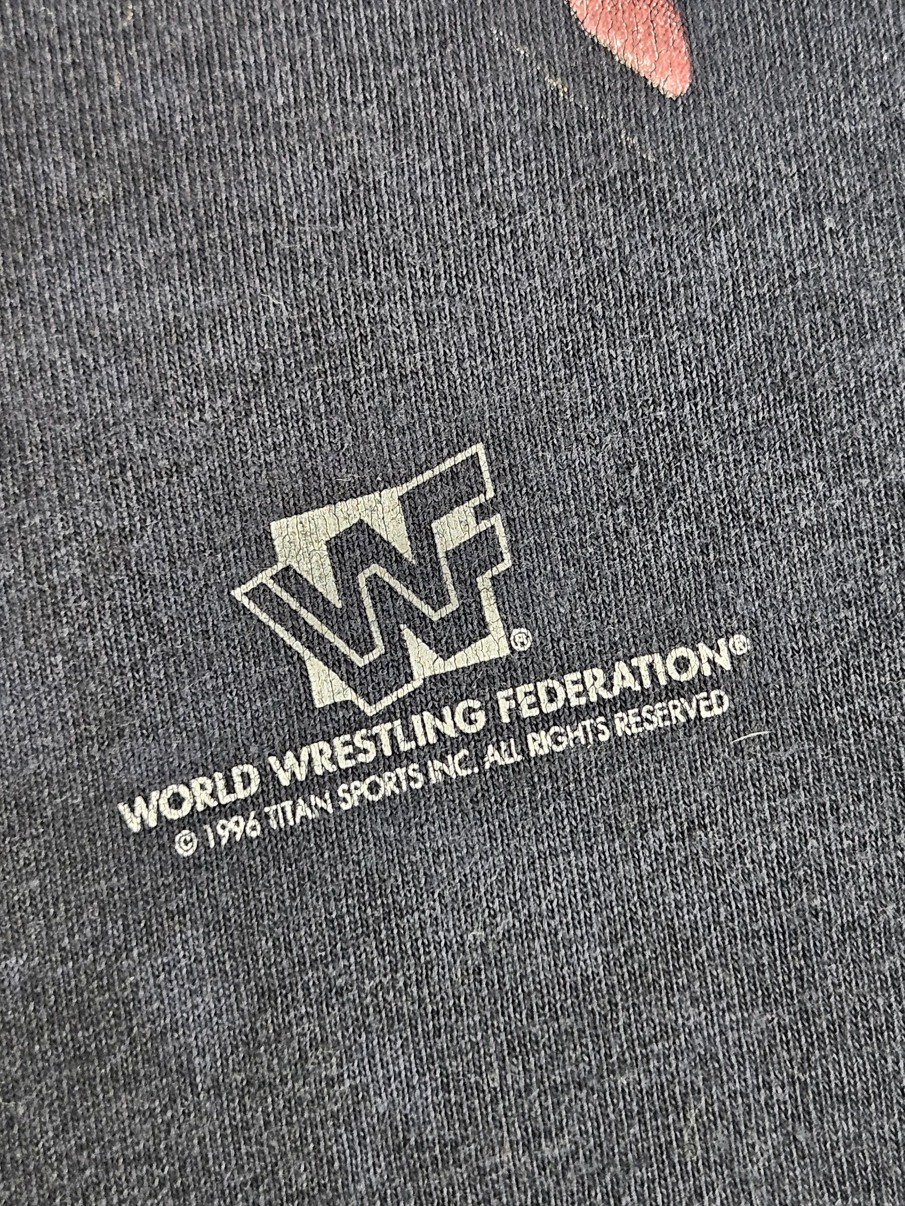 Vintage Vintage 1996 The Undertaker RIP Wrestling Tee Shirt Size US L / EU 52-54 / 3 - 5 Thumbnail