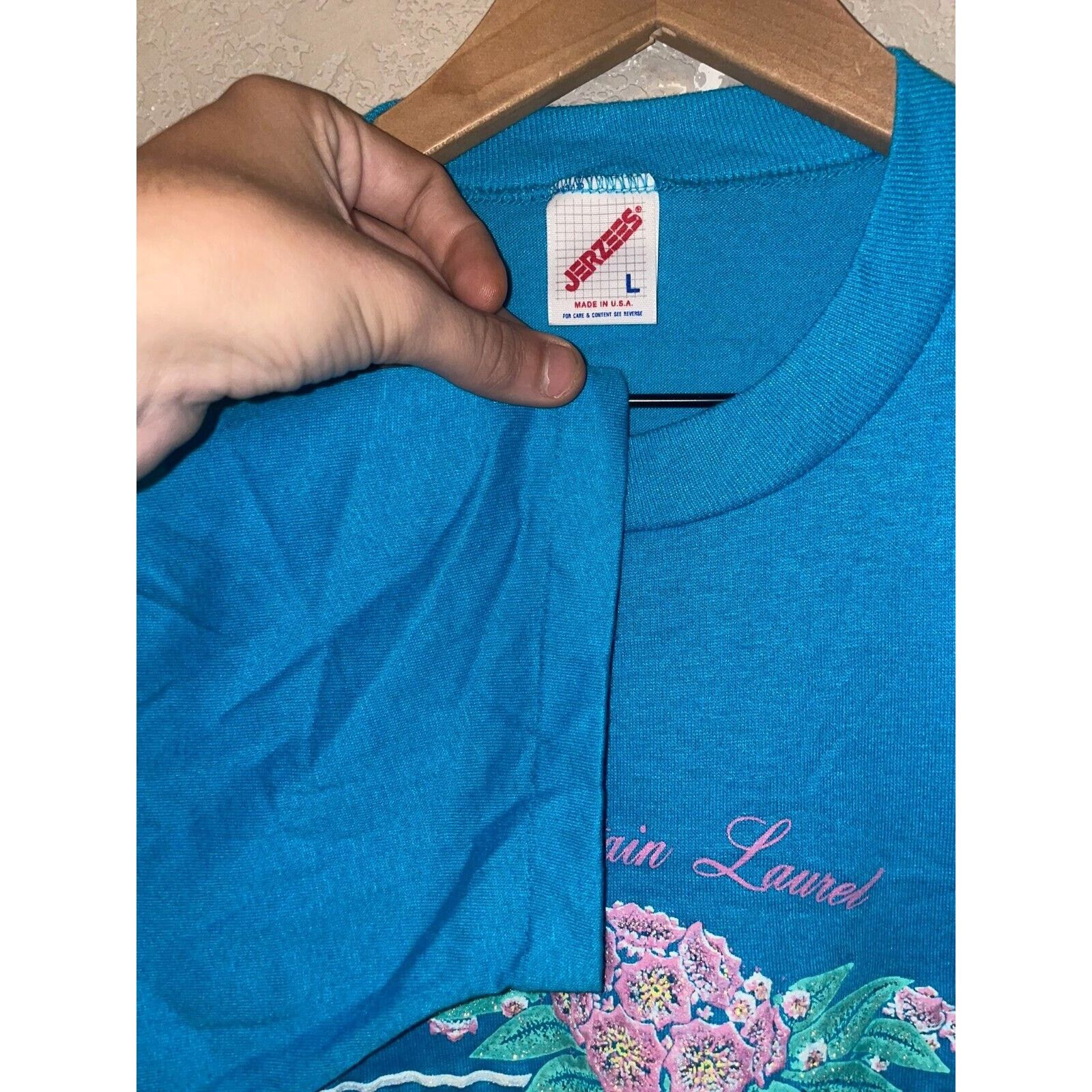 Jerzees Vintage Pocono Mountains Shirt Mountain Laurel Pennsylvania Size US L / EU 52-54 / 3 - 8 Thumbnail