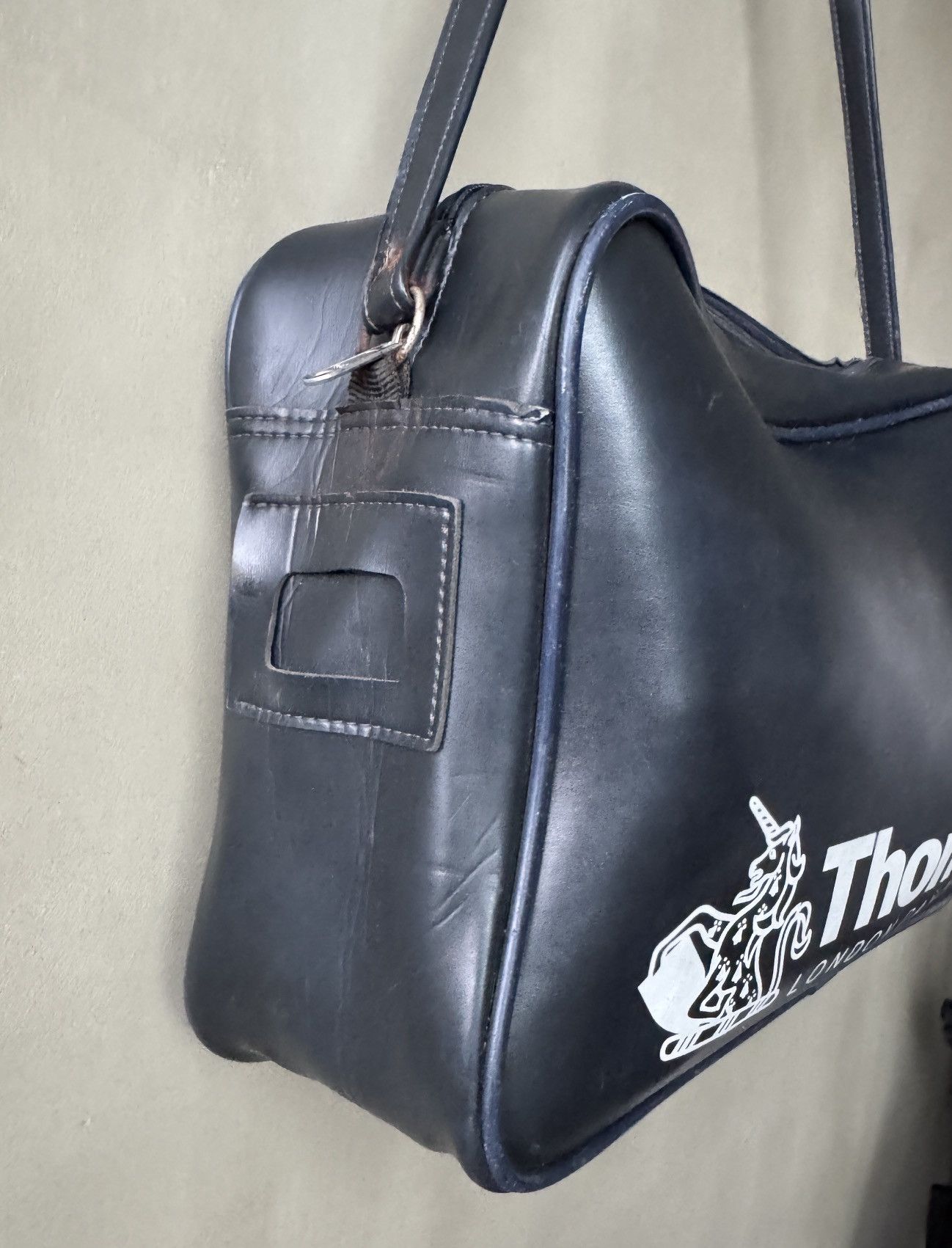 Vintage 70s Thomas’s London Day School Book Bag Shoulder Bag Size ONE SIZE - 3 Thumbnail