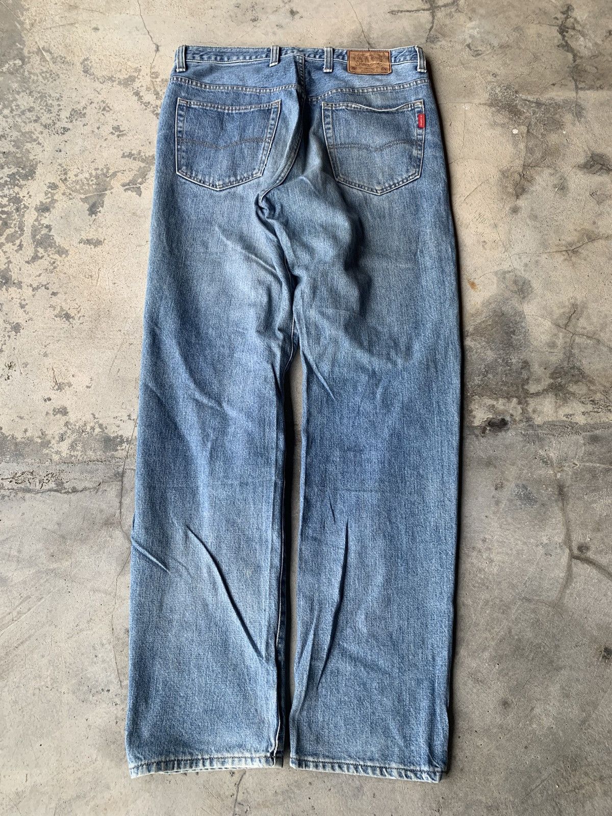 Blue Blue Japan VINTAGE BLUE WAY JEAN JAPAN 🇯🇵🇯🇵. Size US 35 - 2 Thumbnail