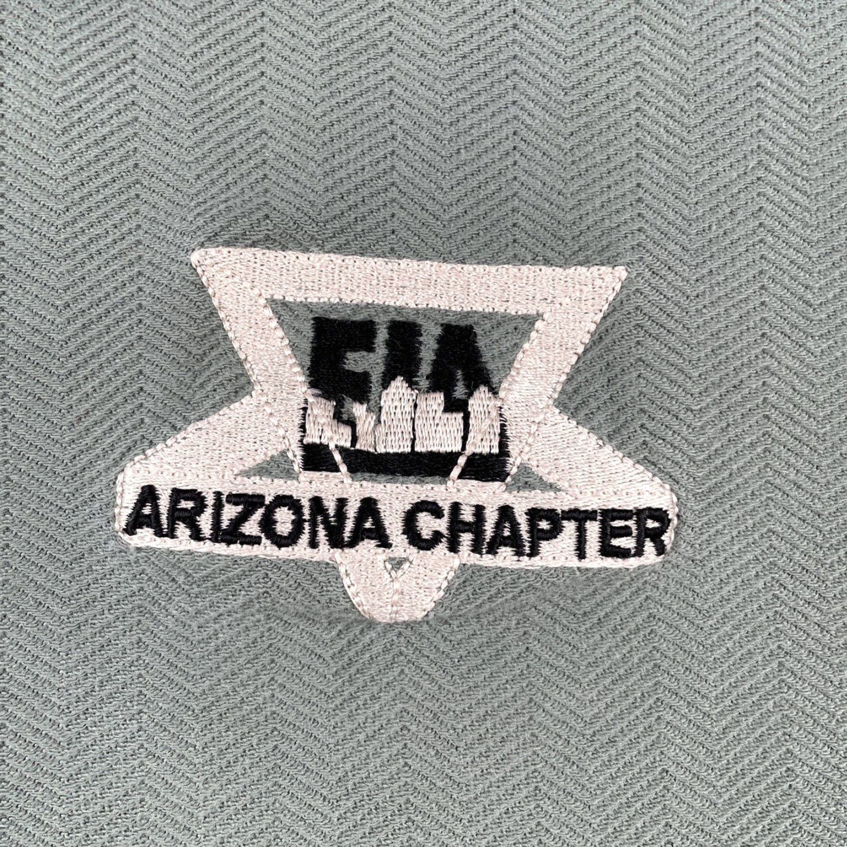 Vintage VINTAGE MunsingWear Polo Shirt Mens XL Green Knit Zig Zag EIA Arizona Chapter Polo Shirt Size US XL / EU 56 / 4 - 7 Thumbnail