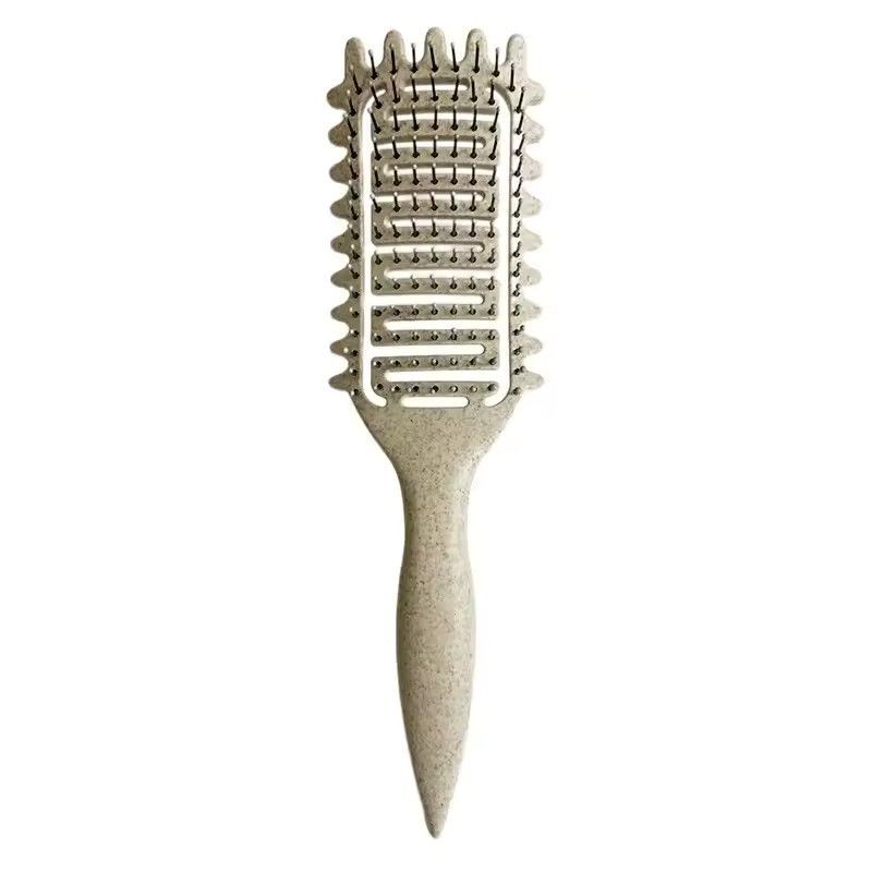 Other Curl Define Styling Brush Hollow Out Detangling Hair Brush Size ONE SIZE - 10 Thumbnail