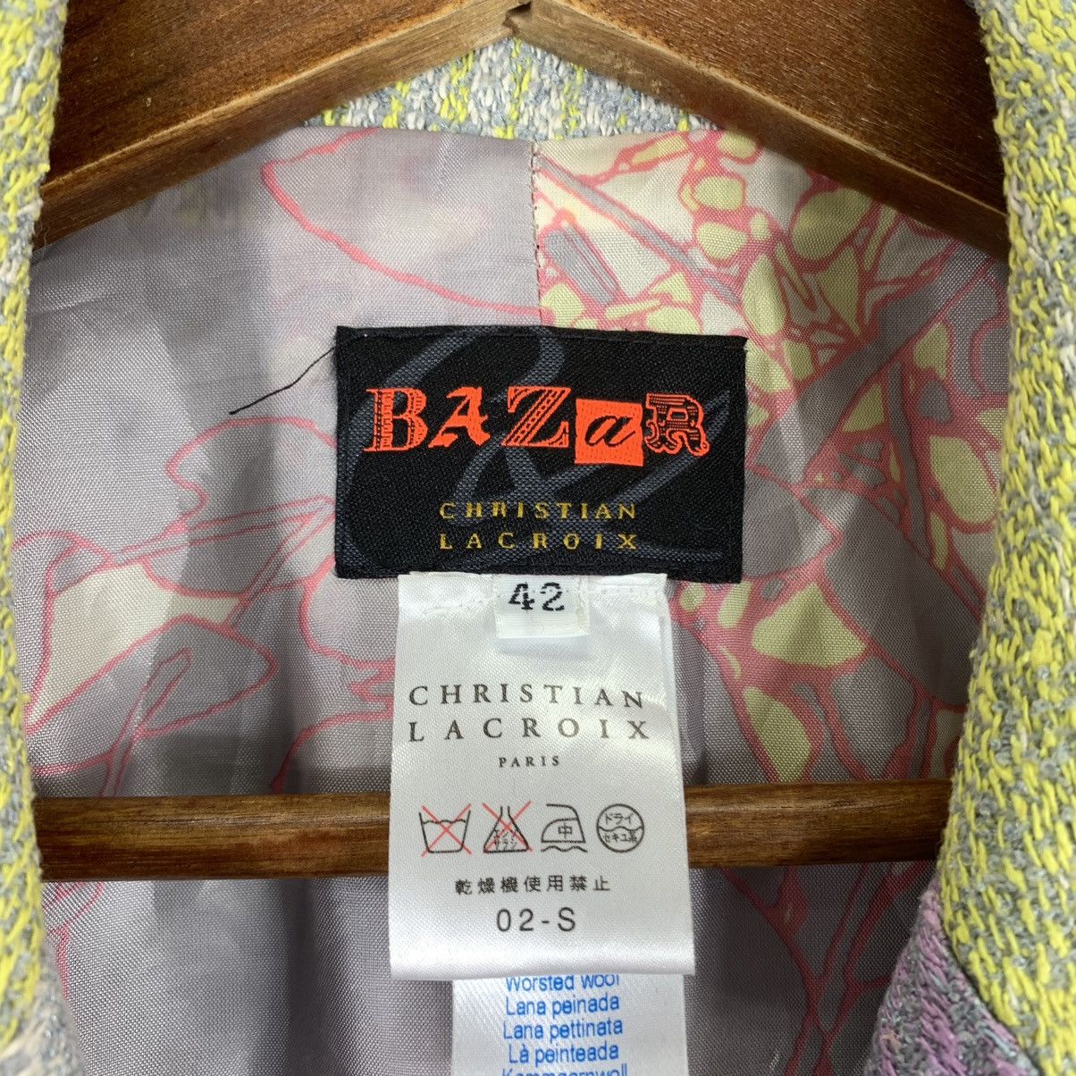 Christian Lacroix × Designer × Vintage Vintage Bazar Christian Lacroix Paris Blazer Coat Size US XS / EU 42 / 0 - 5 Thumbnail