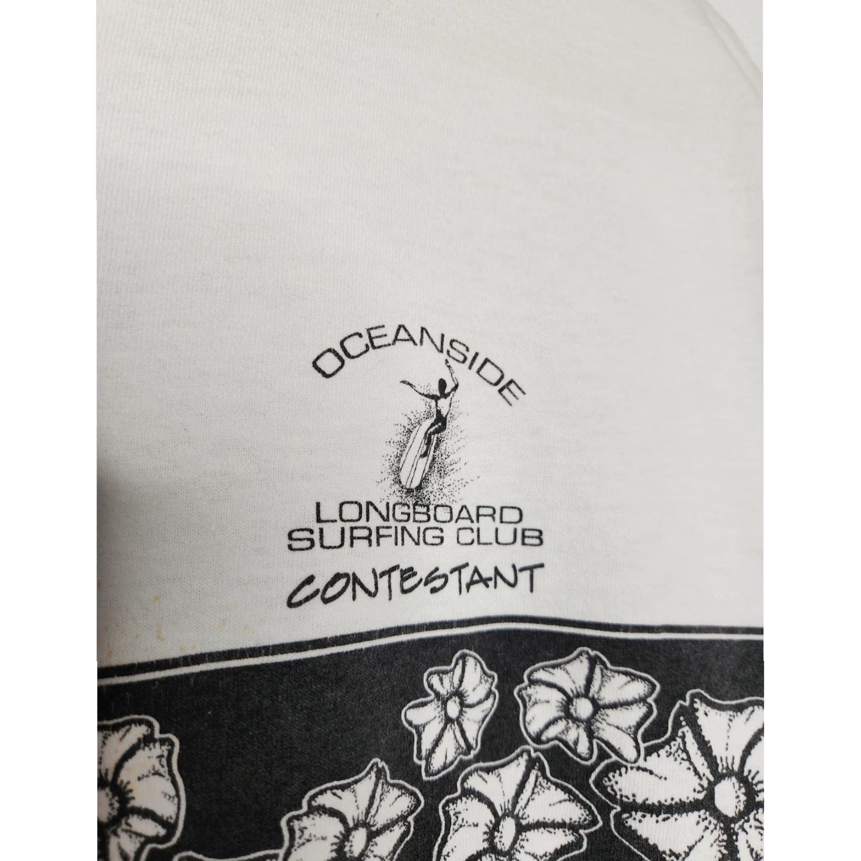 Doublet VINTAGE Oceanside Long Board Contest Surf California Double Sided XL Shirt Unisex Adults White 90s 00s coastal surf art nature double sided AOP boom Size US XL / EU 56 / 4 - 4 Thumbnail