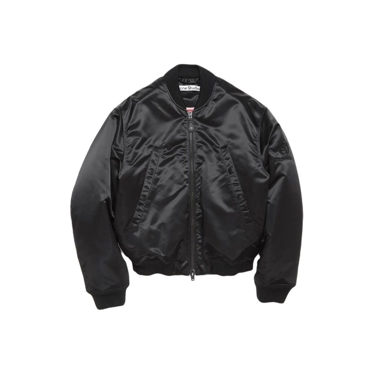 Acne Studios Acne Studios Logo Embroidered Bomber Jacket Size L Size US L / EU 52-54 / 3 - 1 Thumbnail