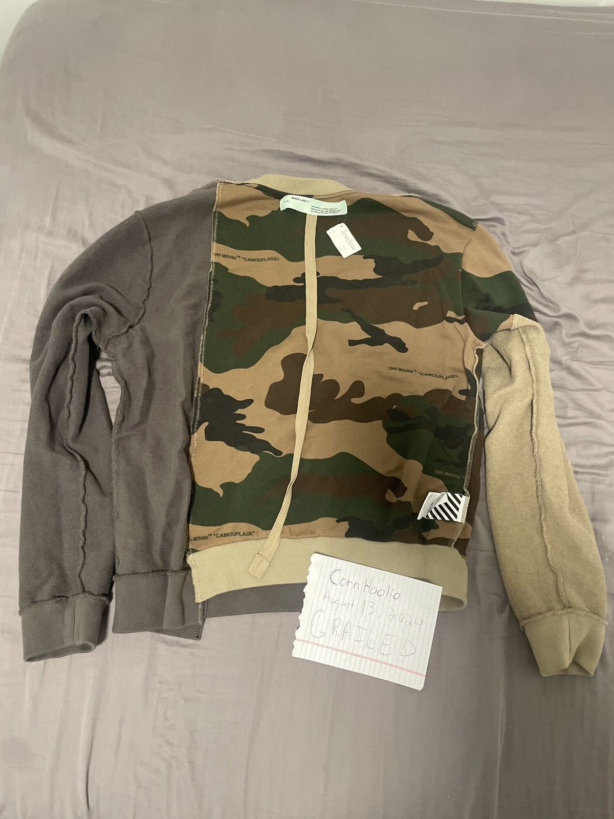 Off-White × Virgil Abloh Off-White Camo Crew Size US XL / EU 56 / 4 - 4 Thumbnail