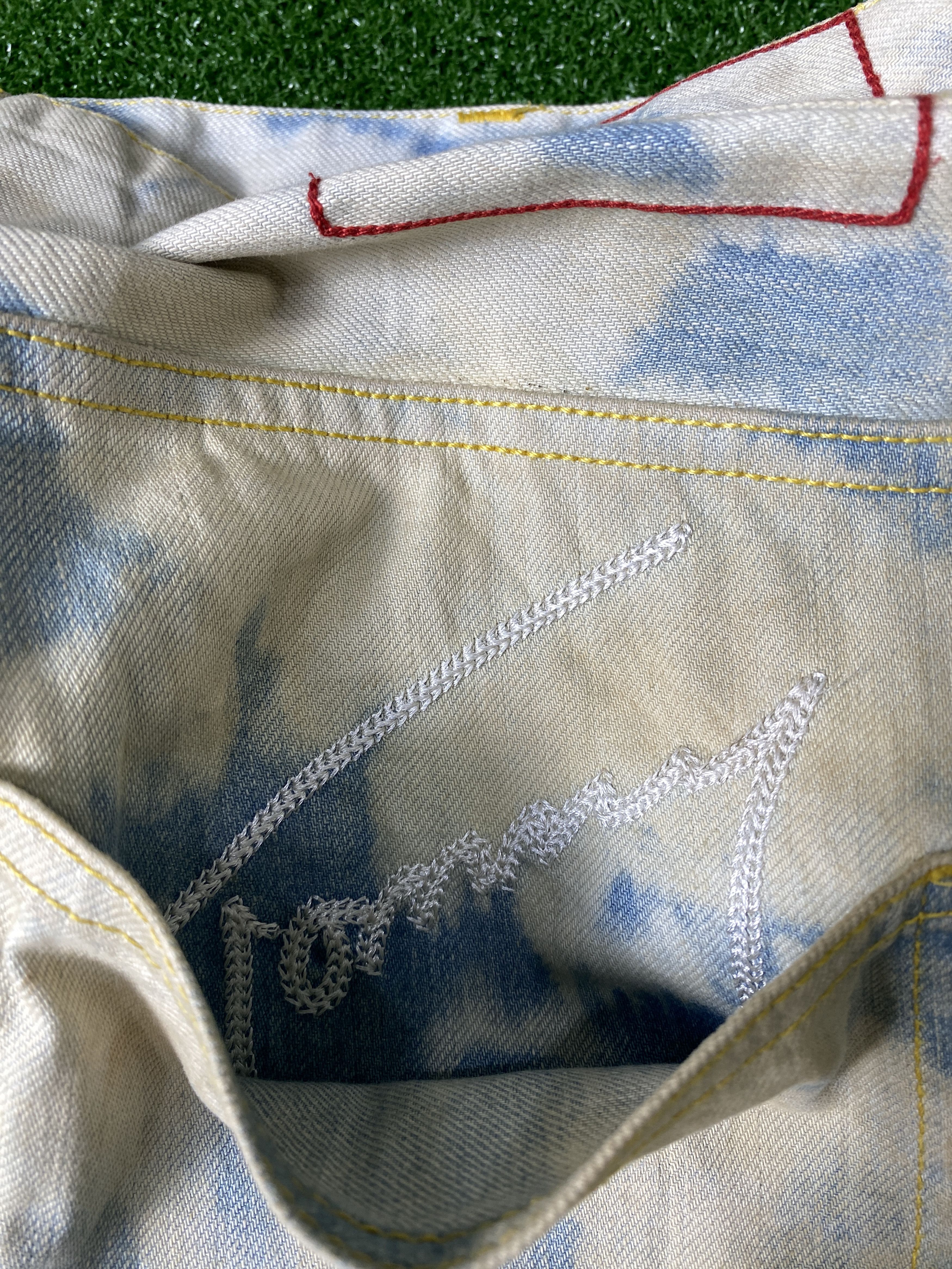 Tommy Jeans Vintage Tommy Acid Wash Blue Jeans CP0051 Size US 34 / EU 50 - 8 Thumbnail