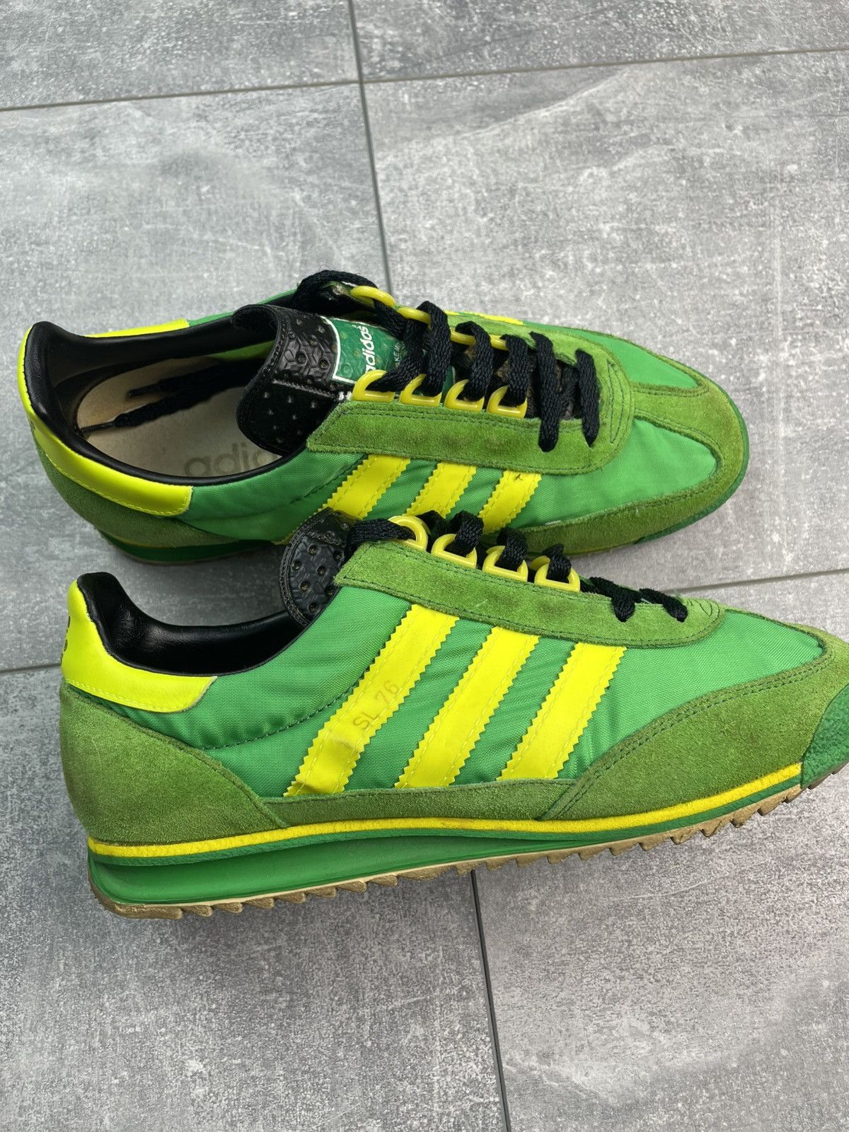 Adidas Adidas SL76 Vintage 1992 Running Trainers Sneakers Size US 7 / EU 40 - 2 Thumbnail