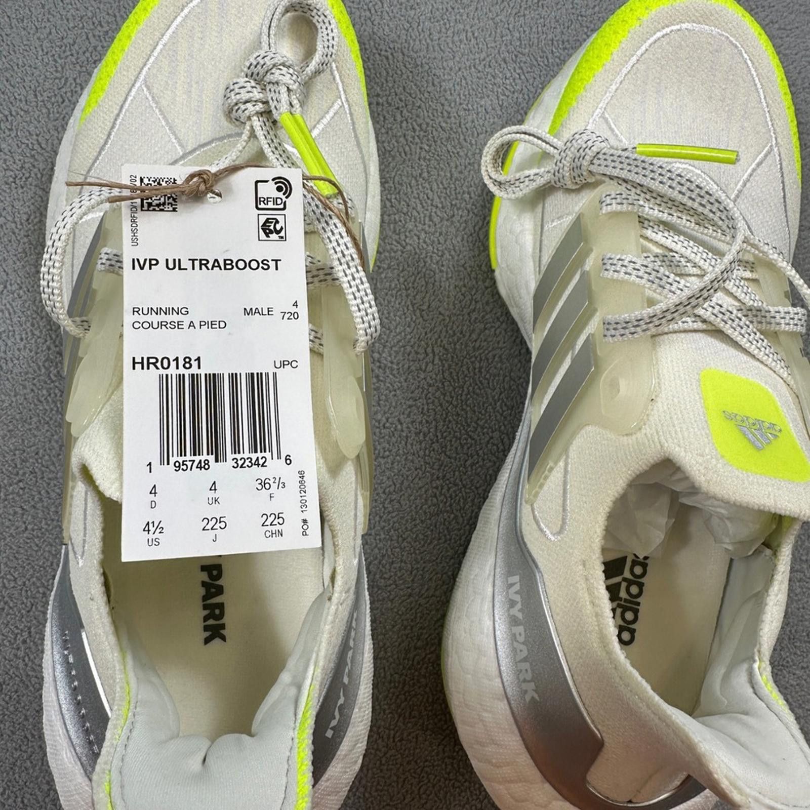 Ivy Park Adidas IVY PARK Ultraboost Cream White Yellow Running Shoes Size US 5 / EU 37 - 2 Thumbnail