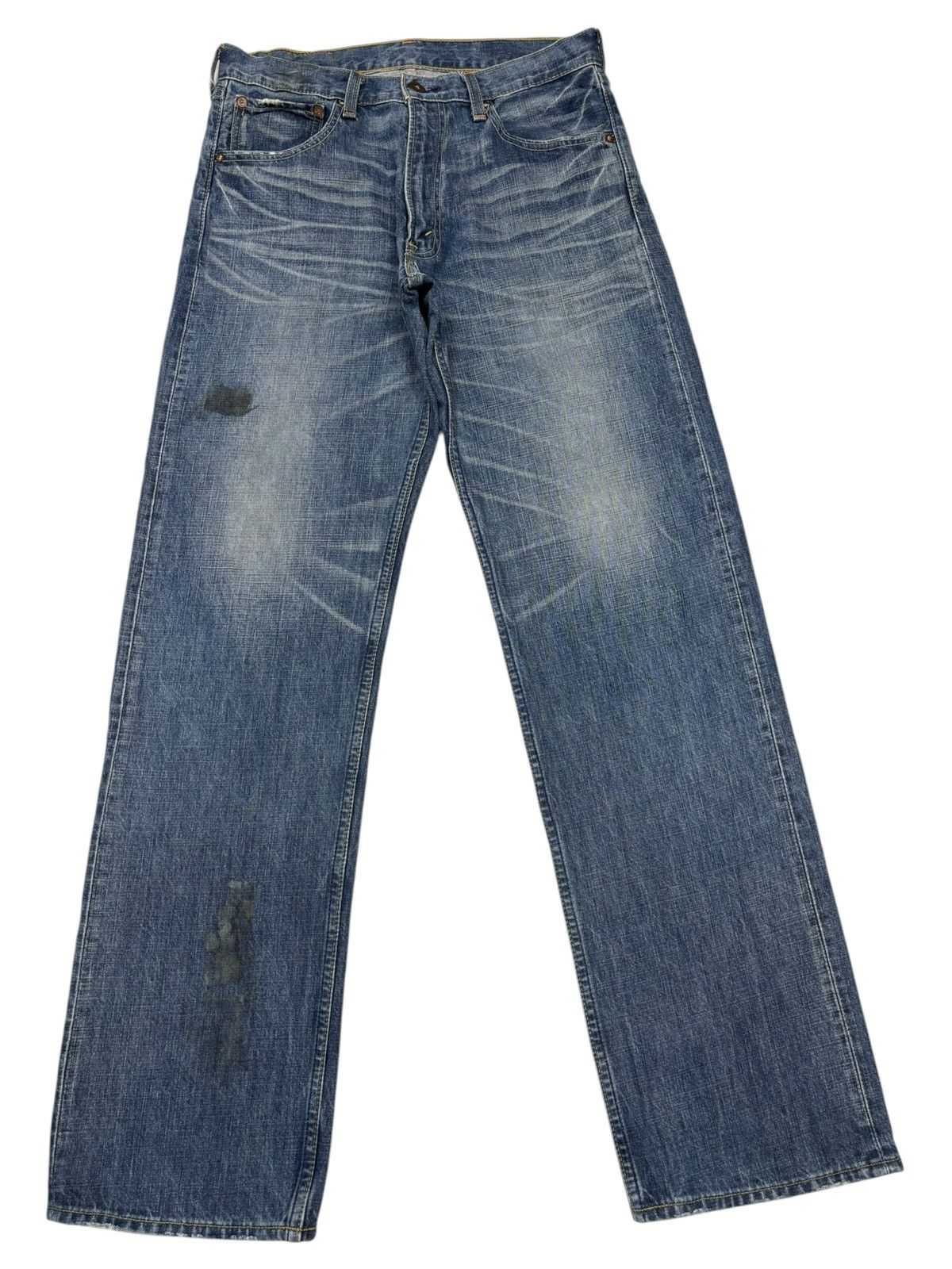 Kapital VINTAGE LEVIS 503 CLAW MARK DISTRESSED DENIM JEANS Size US 31 - 3 Thumbnail